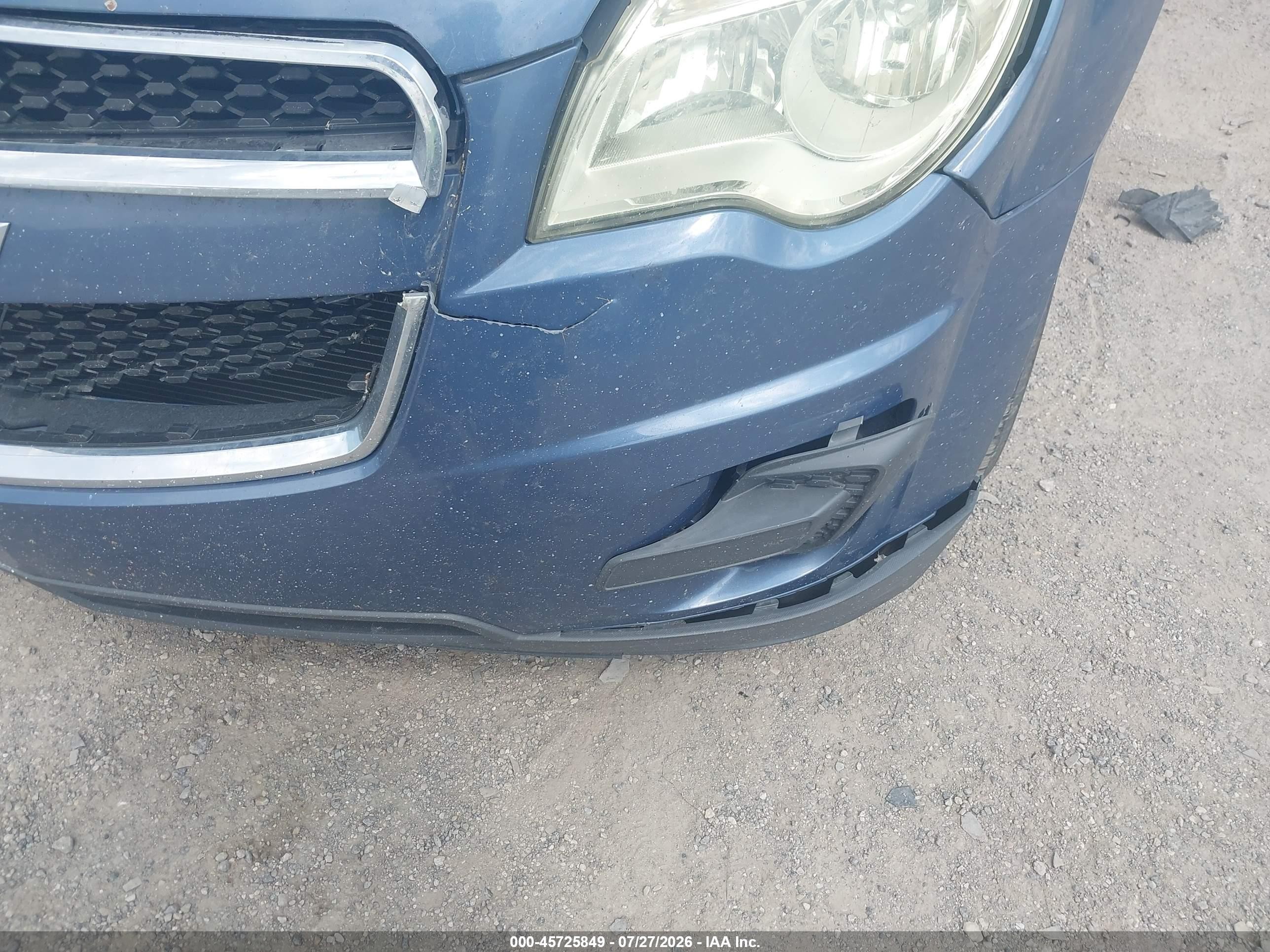 2011 Chevrolet Equinox Lt W/1lt Синий vin: 2CNFLDE5XB6222323
