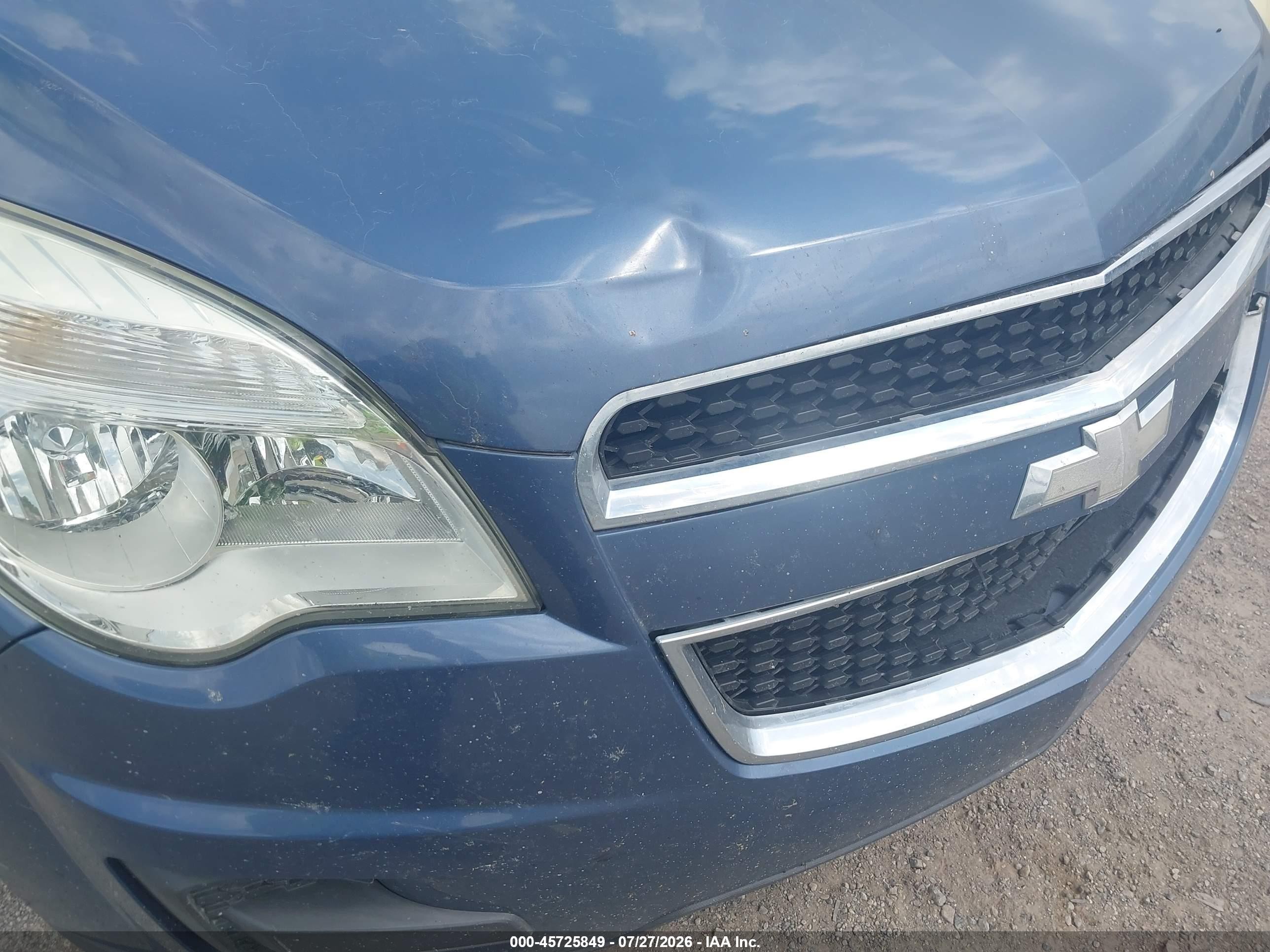 2011 Chevrolet Equinox Lt W/1lt Синий vin: 2CNFLDE5XB6222323