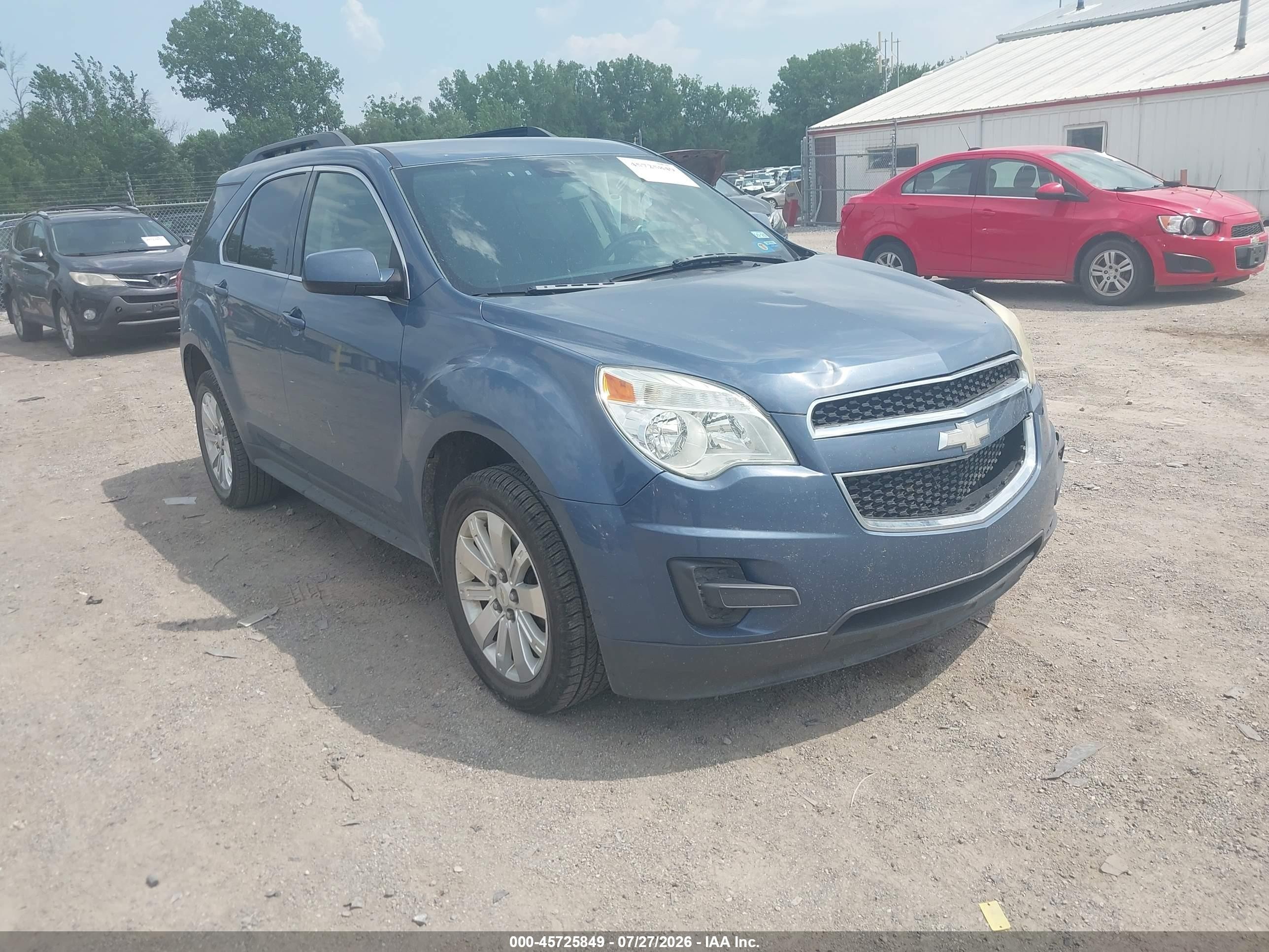 2011 Chevrolet Equinox Lt W/1lt Синий vin: 2CNFLDE5XB6222323