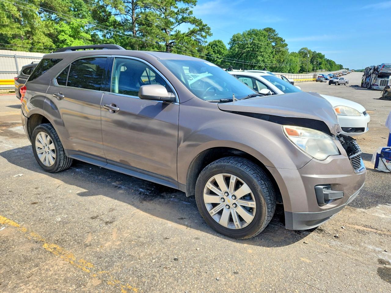 2011 Chevrolet Equinox Lt Brown vin: 2CNFLDE5XB6427429