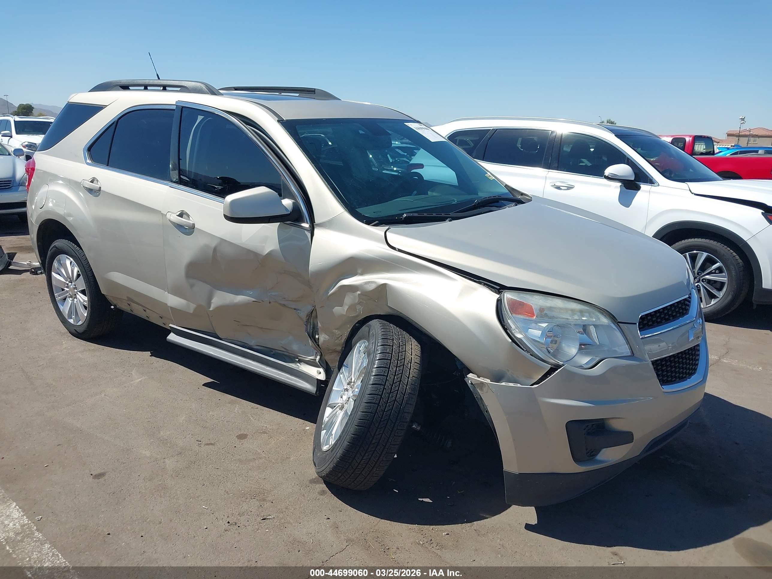 2010 Chevrolet Equinox Lt Gold vin: 2CNFLDEY0A6311617