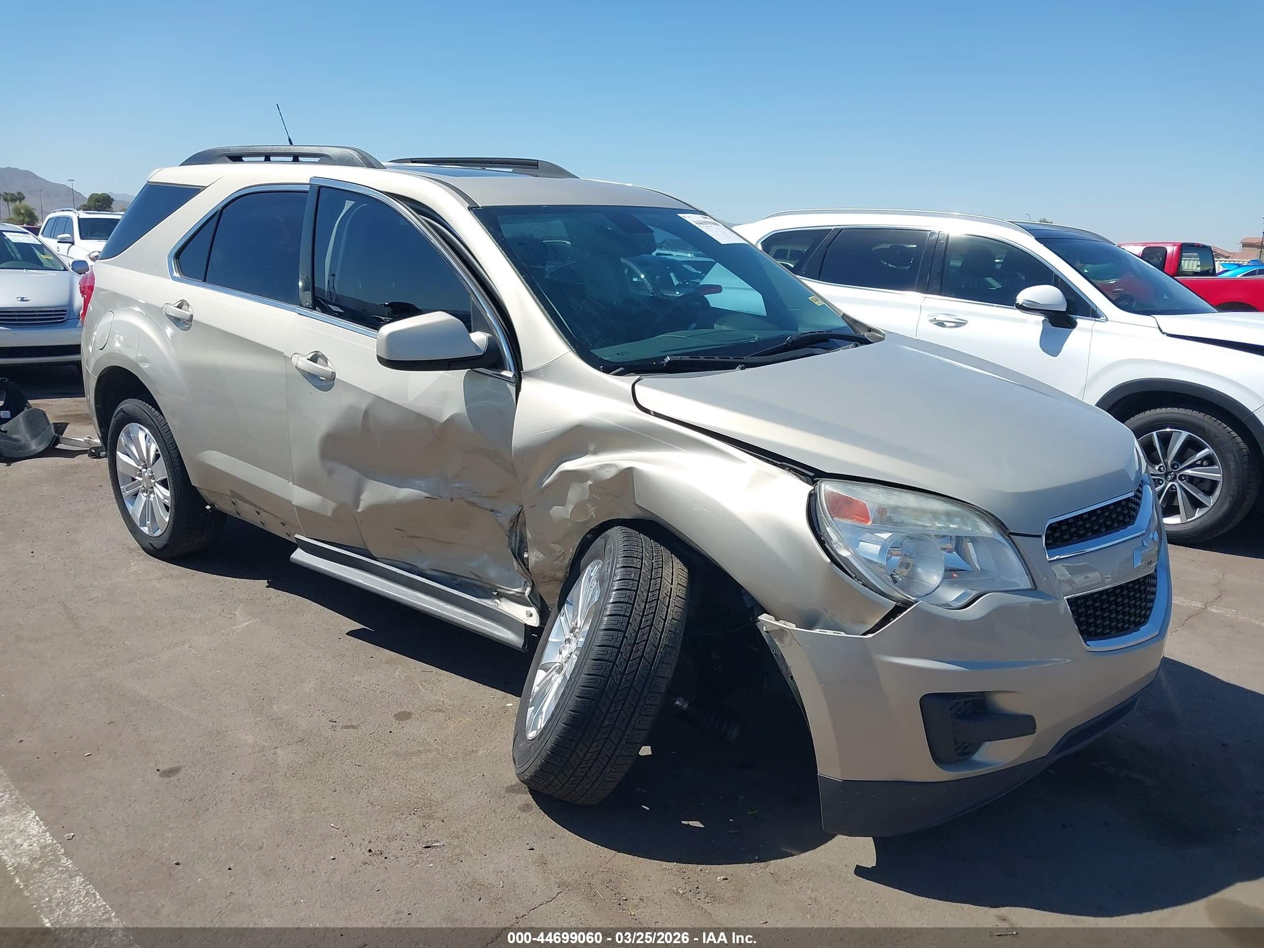 2010 Chevrolet Equinox Lt Gold vin: 2CNFLDEY0A6311617