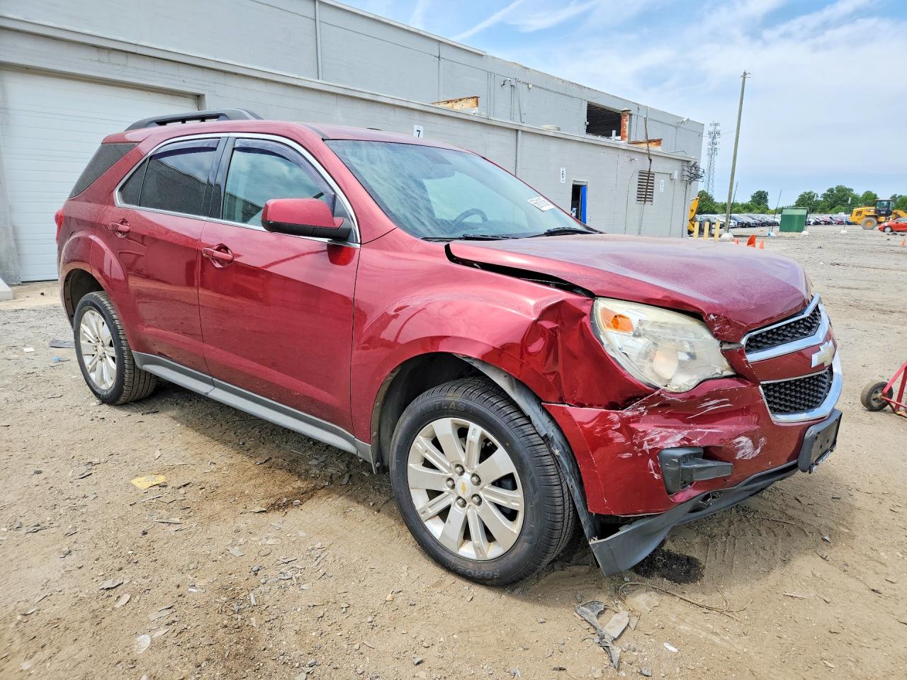 2010 Chevrolet Eqinox Red vin: 2CNFLDEY0A6358629