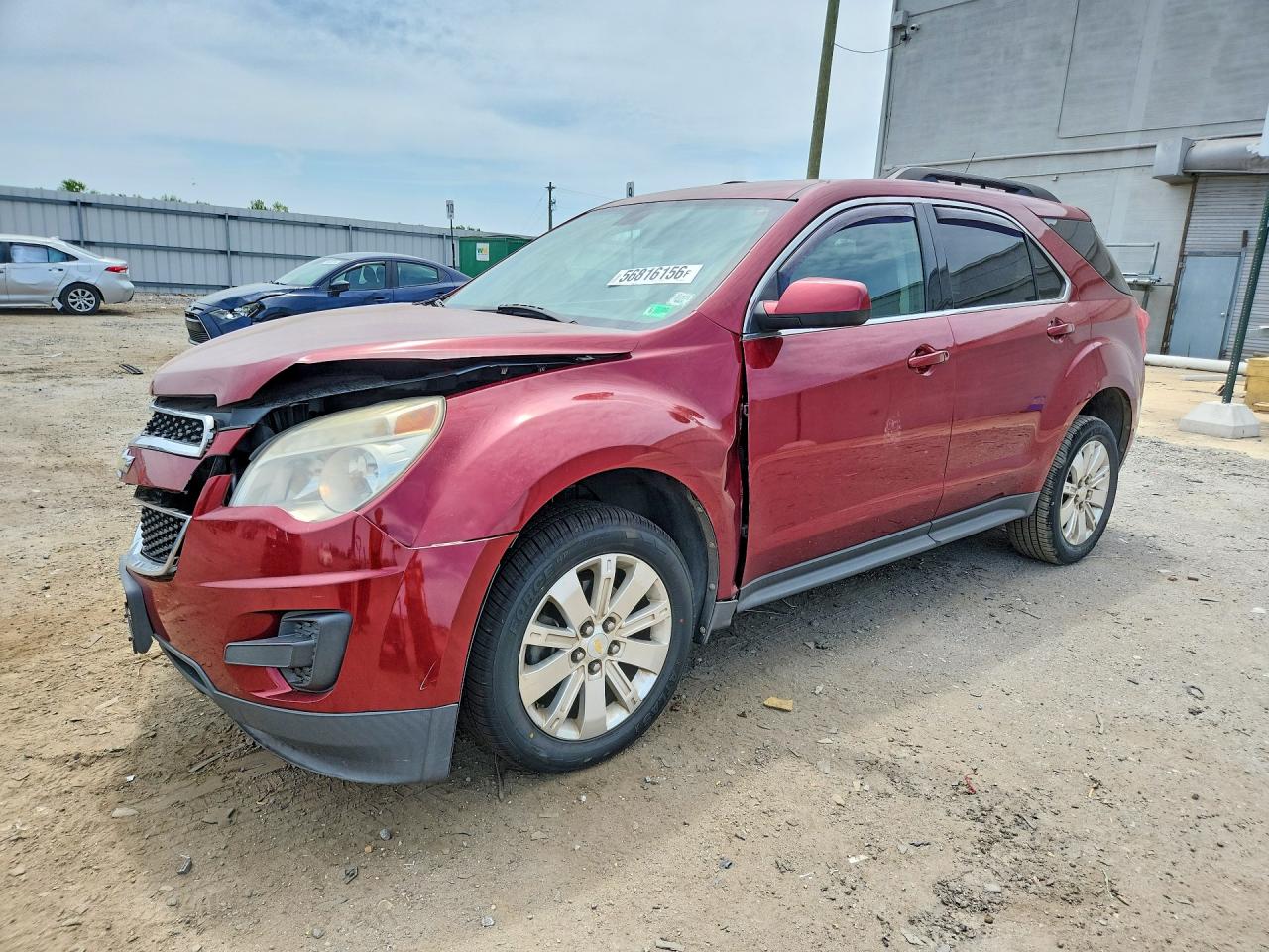 2010 Chevrolet Eqinox Red vin: 2CNFLDEY0A6358629