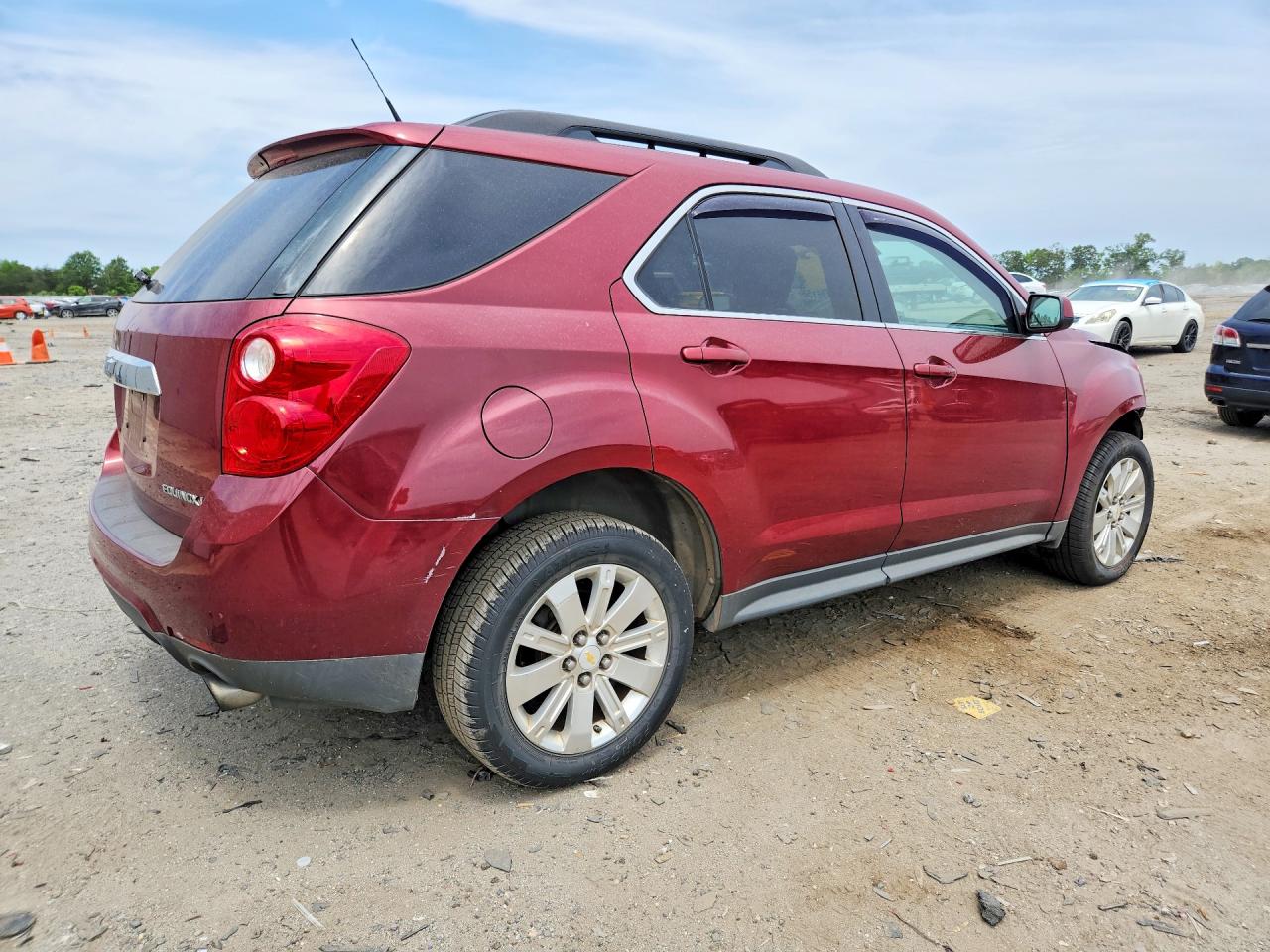 2010 Chevrolet Eqinox Red vin: 2CNFLDEY0A6358629