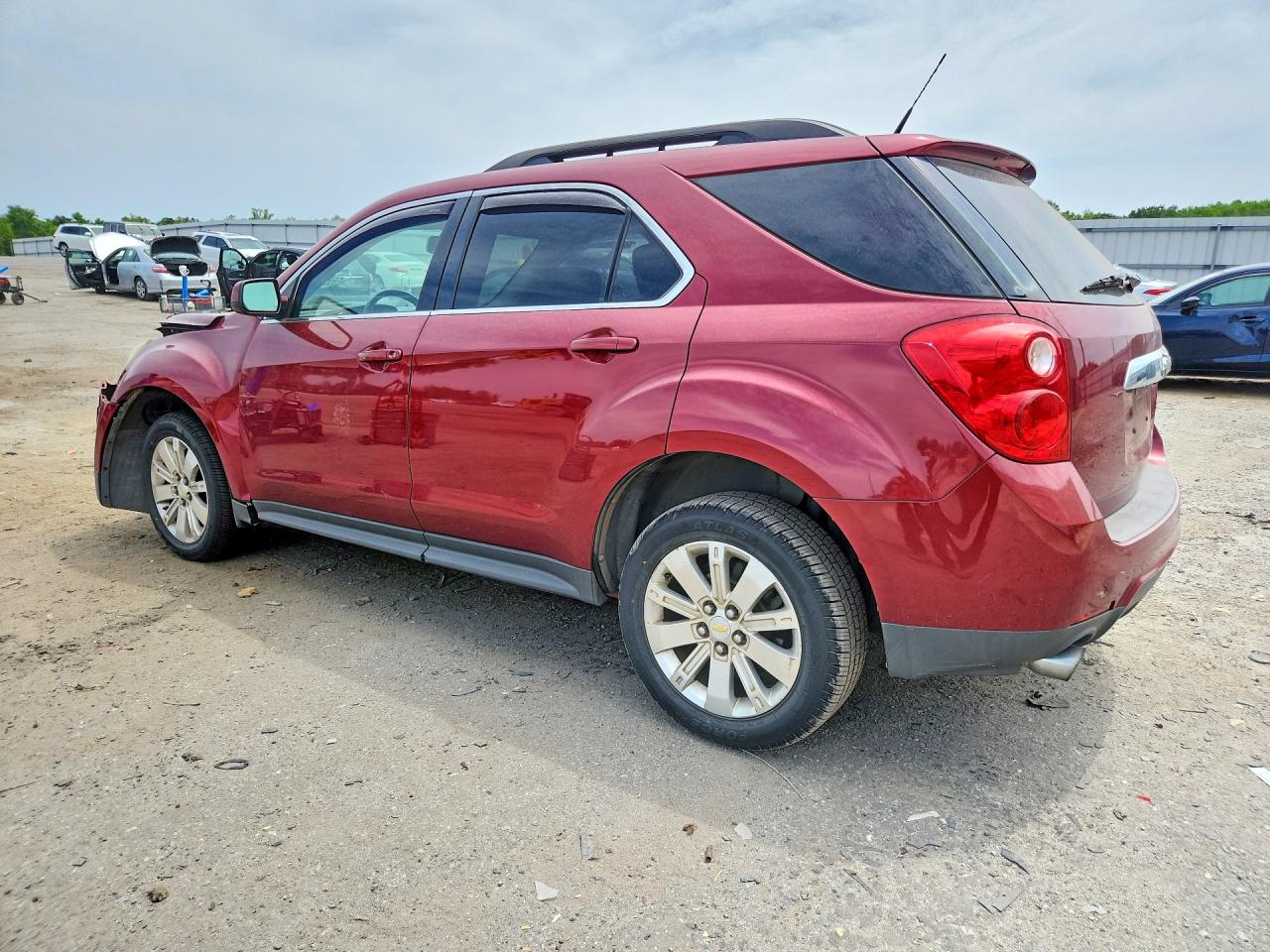 2010 Chevrolet Eqinox Red vin: 2CNFLDEY0A6358629