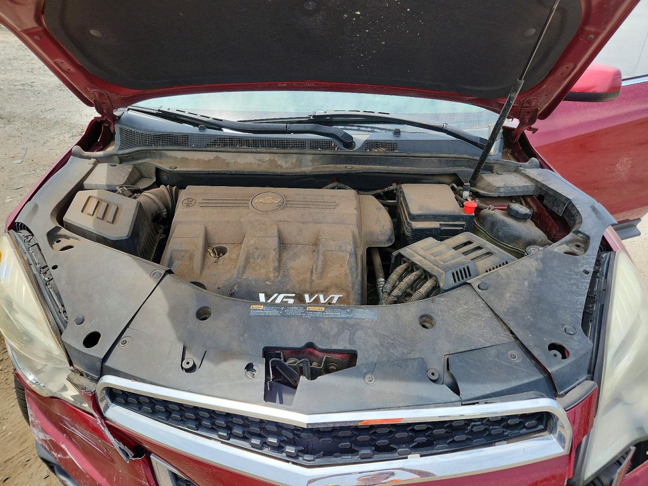 2010 Chevrolet Eqinox Red vin: 2CNFLDEY0A6358629