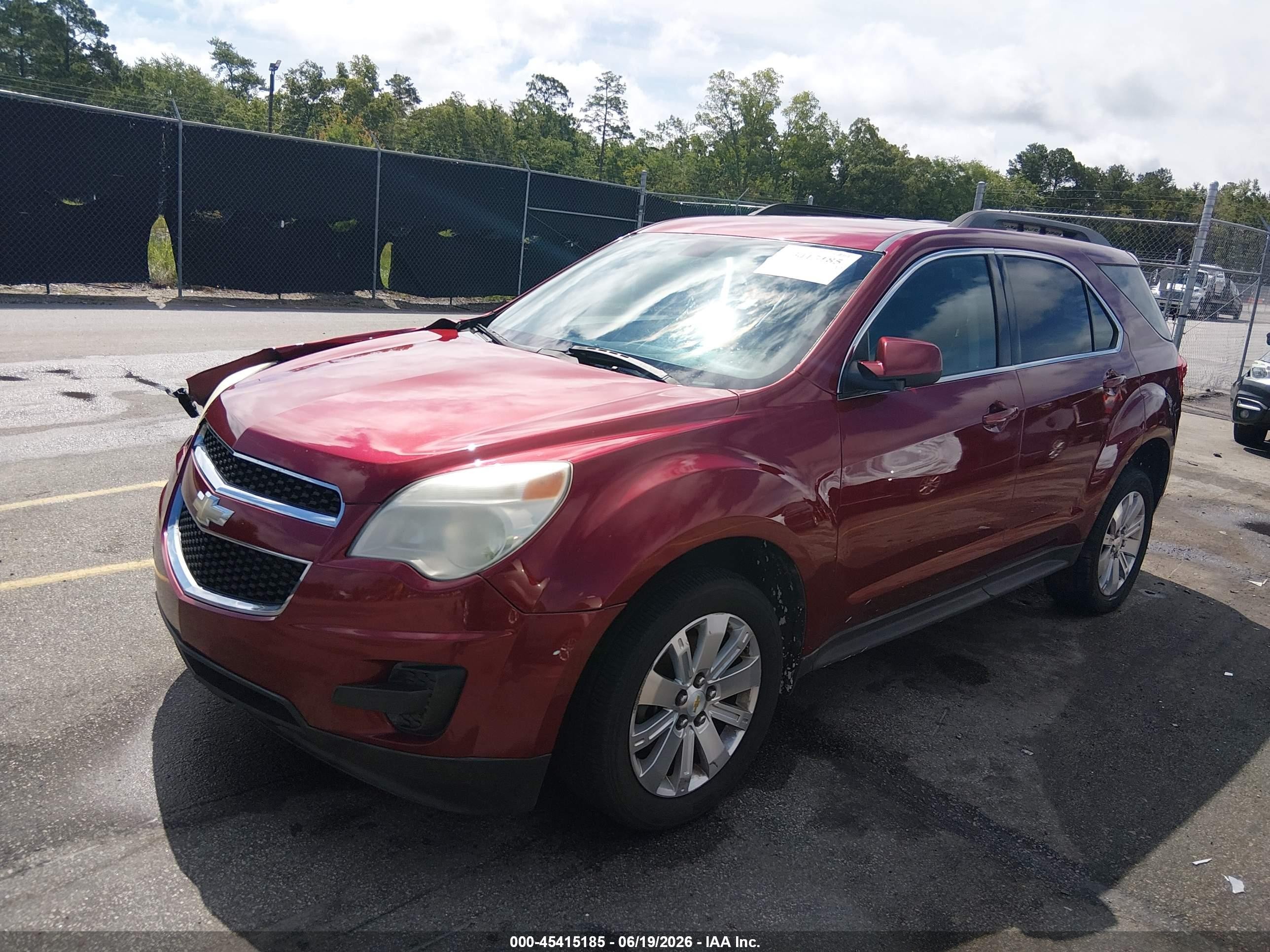 2010 Chevrolet Equinox Lt Burgundy vin: 2CNFLDEY6A6356335