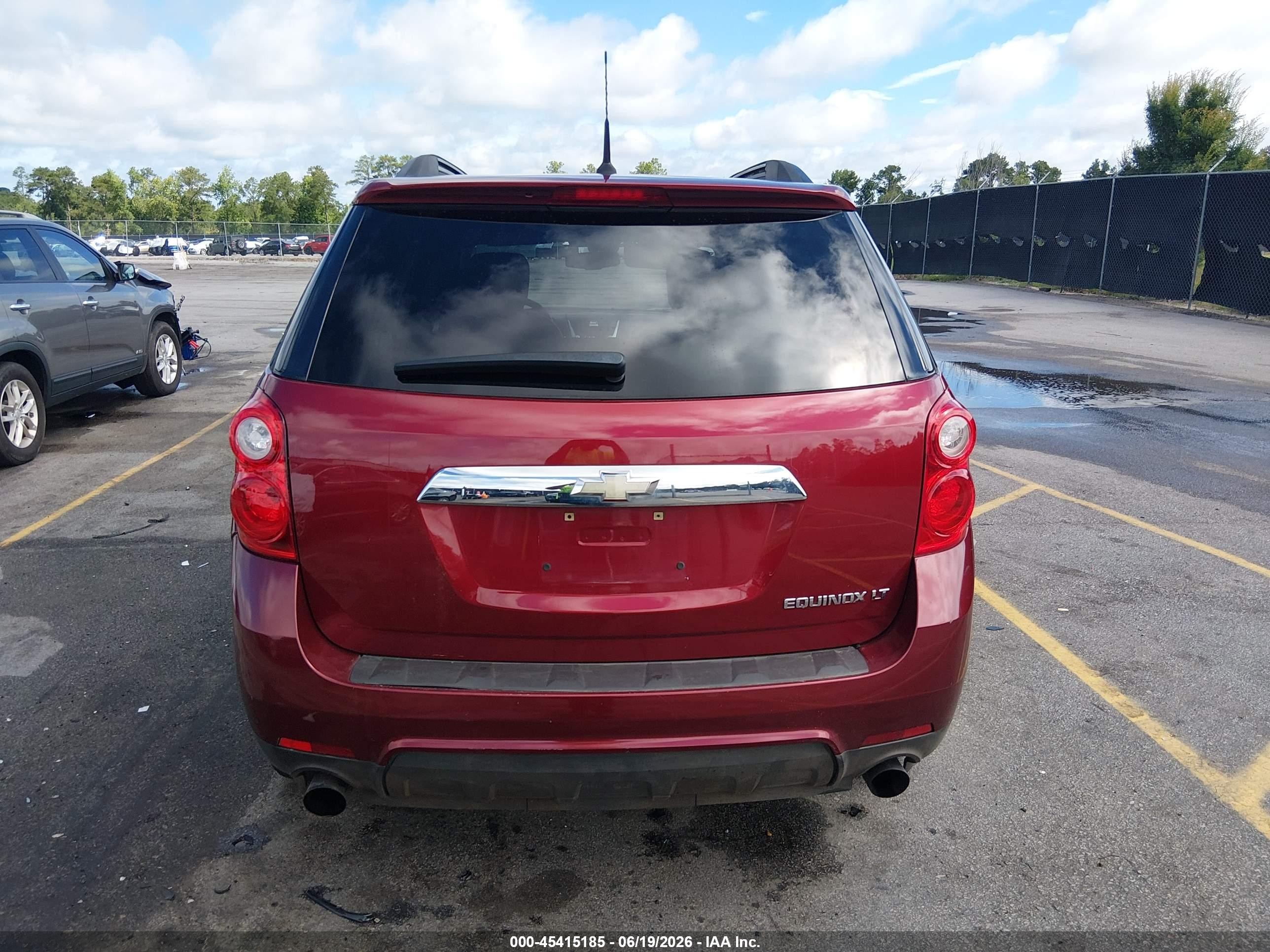 2010 Chevrolet Equinox Lt Burgundy vin: 2CNFLDEY6A6356335