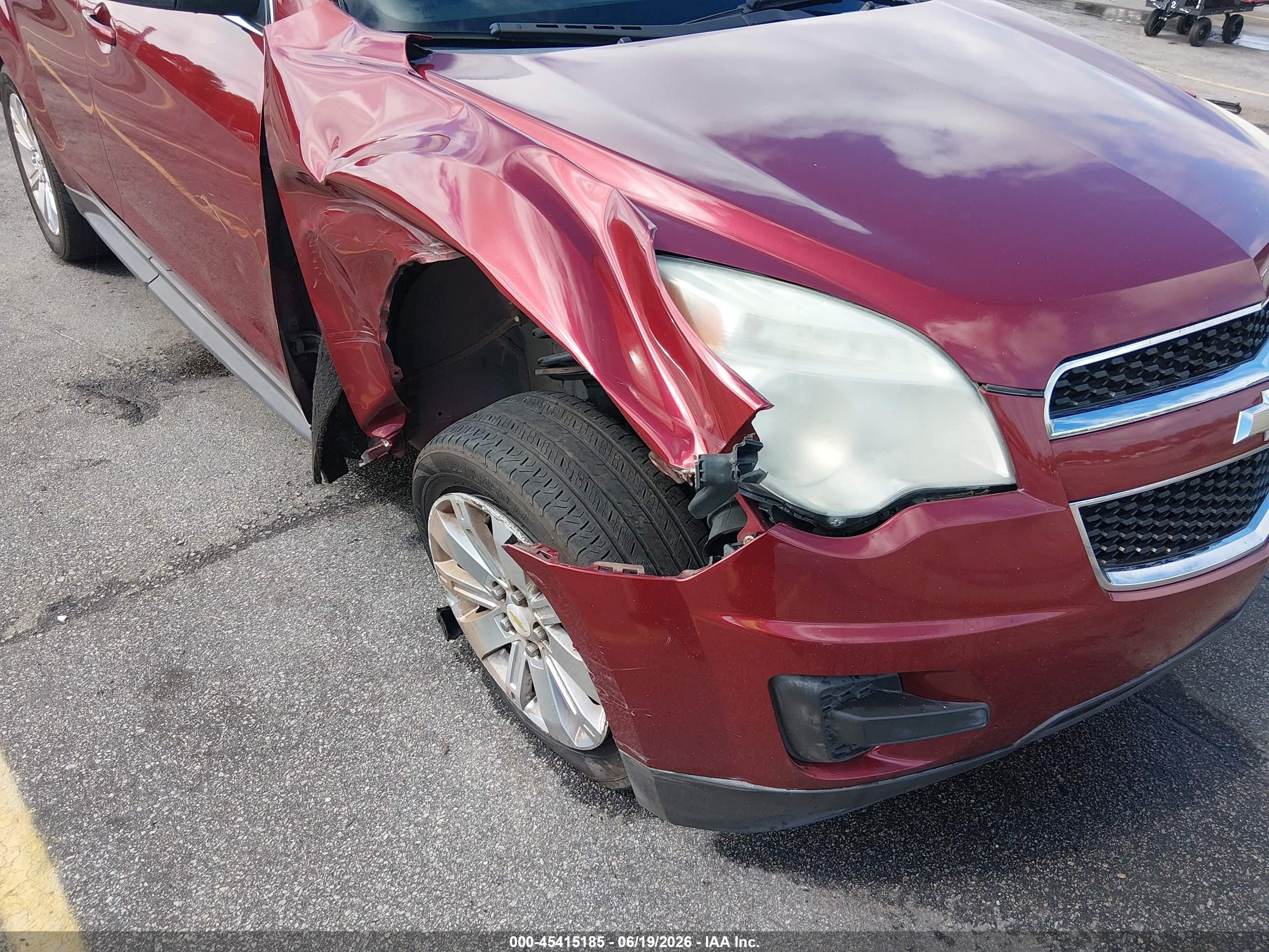 2010 Chevrolet Equinox Lt Burgundy vin: 2CNFLDEY6A6356335