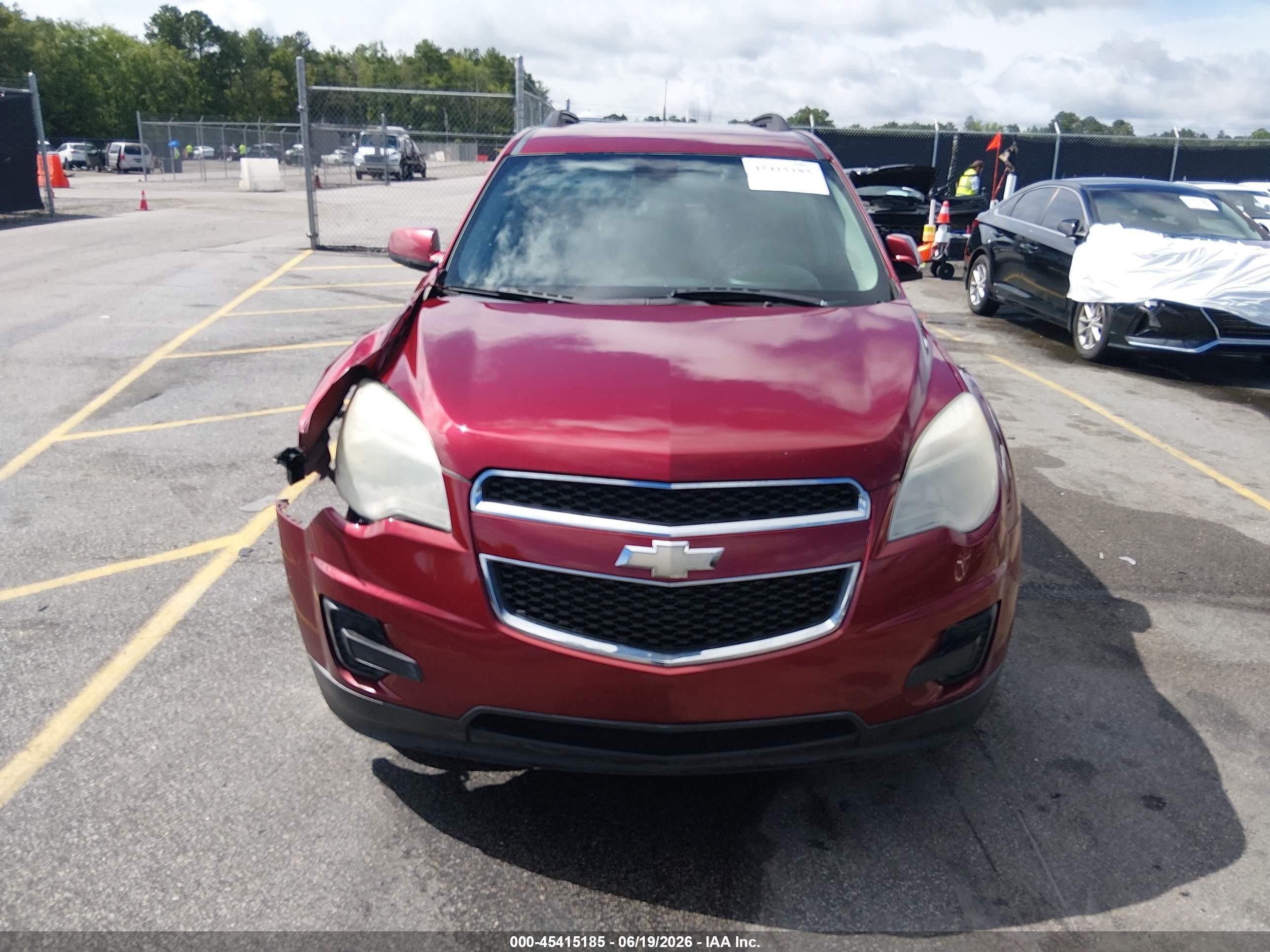 2010 Chevrolet Equinox Lt Burgundy vin: 2CNFLDEY6A6356335