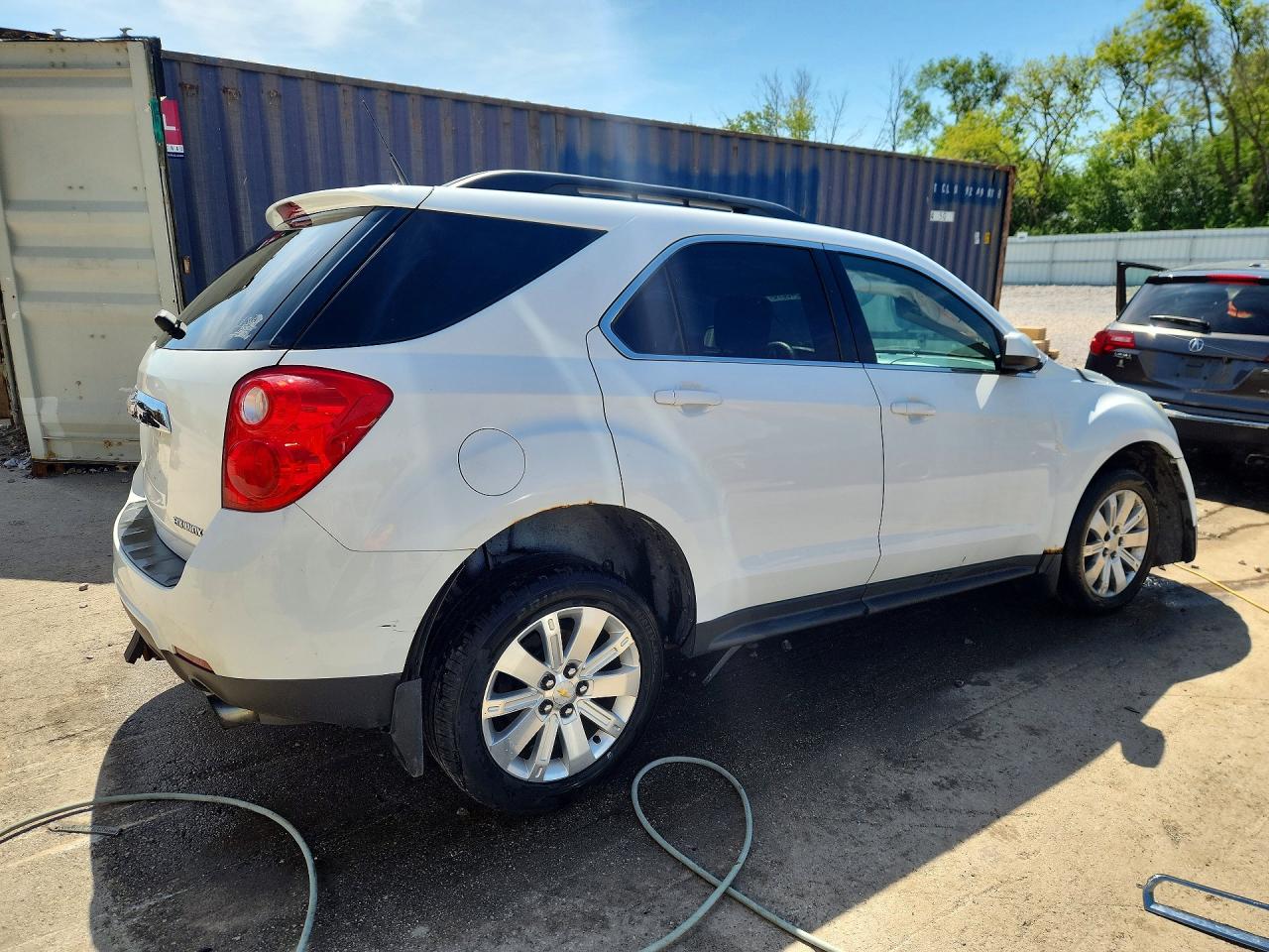2011 Chevrolet Equinox Lt White vin: 2CNFLEE52B6404054