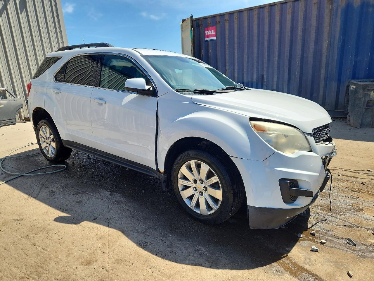2011 Chevrolet Equinox Lt White vin: 2CNFLEE52B6404054