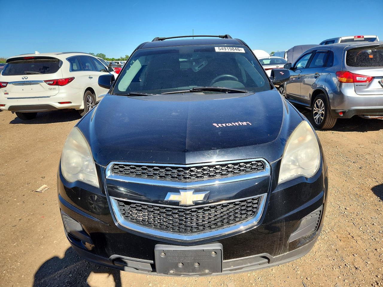 2011 Chevrolet Equinox Lt Black vin: 2CNFLEE55B6407885