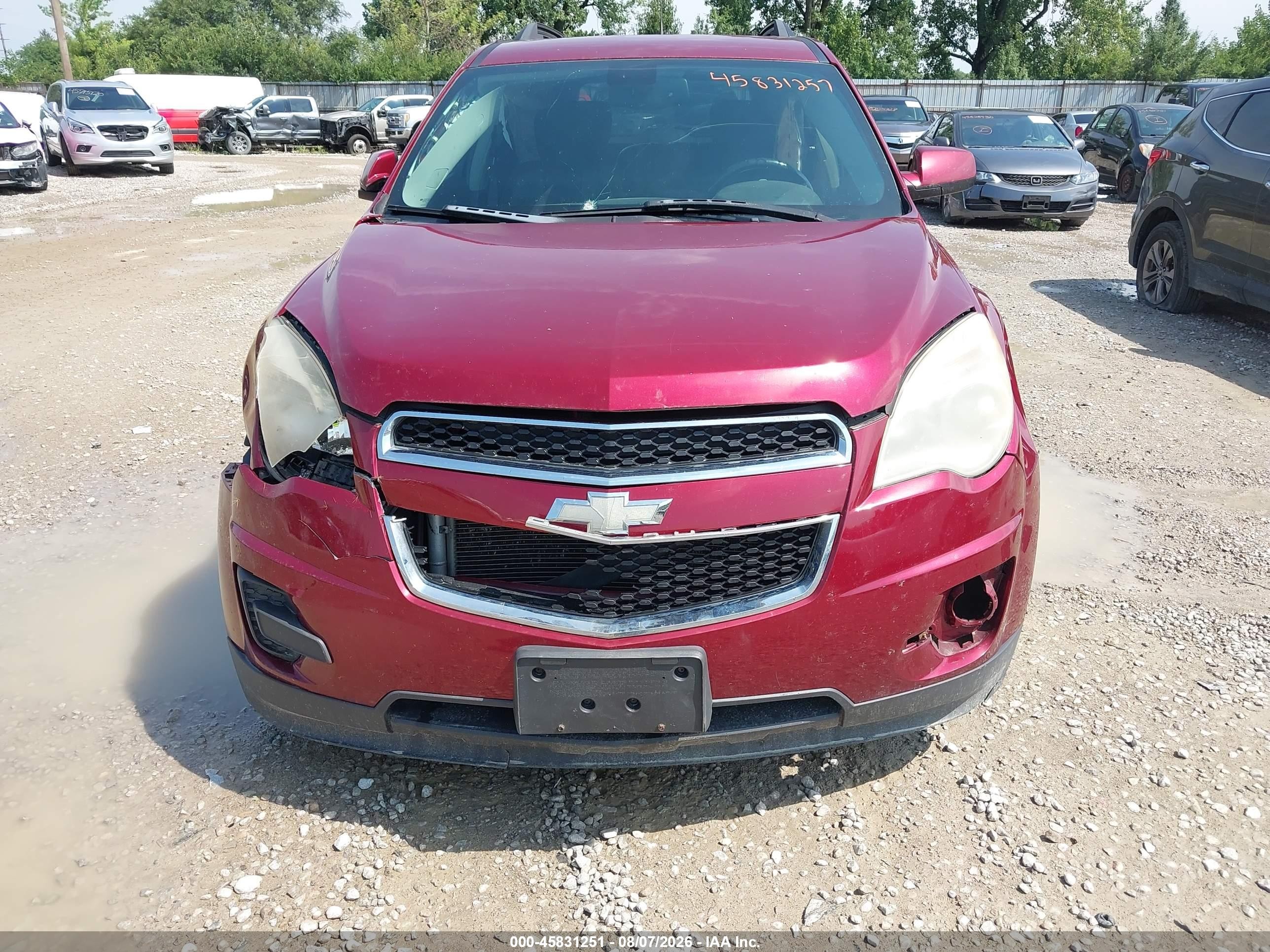 2011 Chevrolet Equinox Lt W/1lt Темно-бордовый vin: 2CNFLEE57B6401232