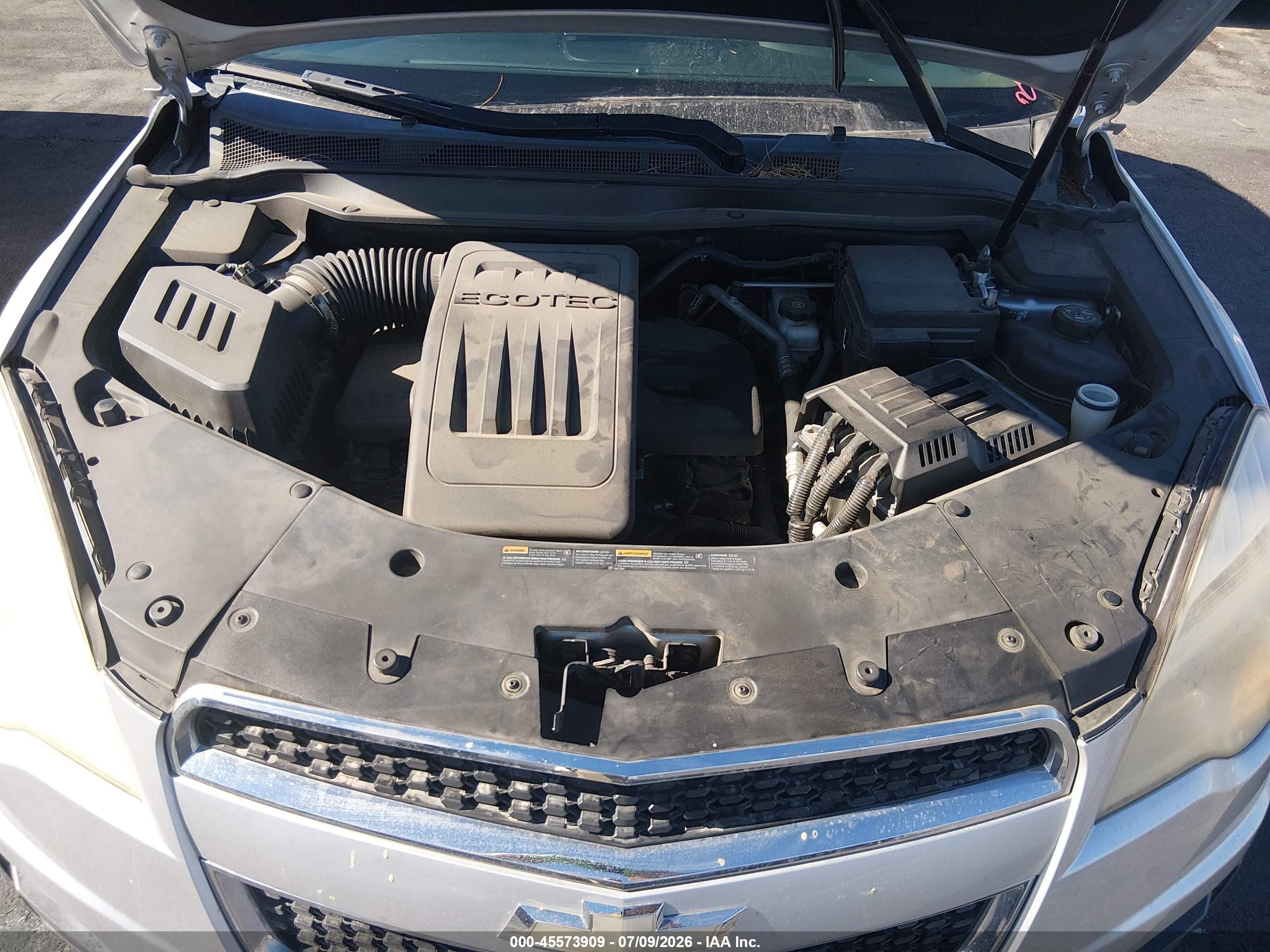 2011 Chevrolet Equinox Lt W/1lt Серебряный vin: 2CNFLEEC0B6229169