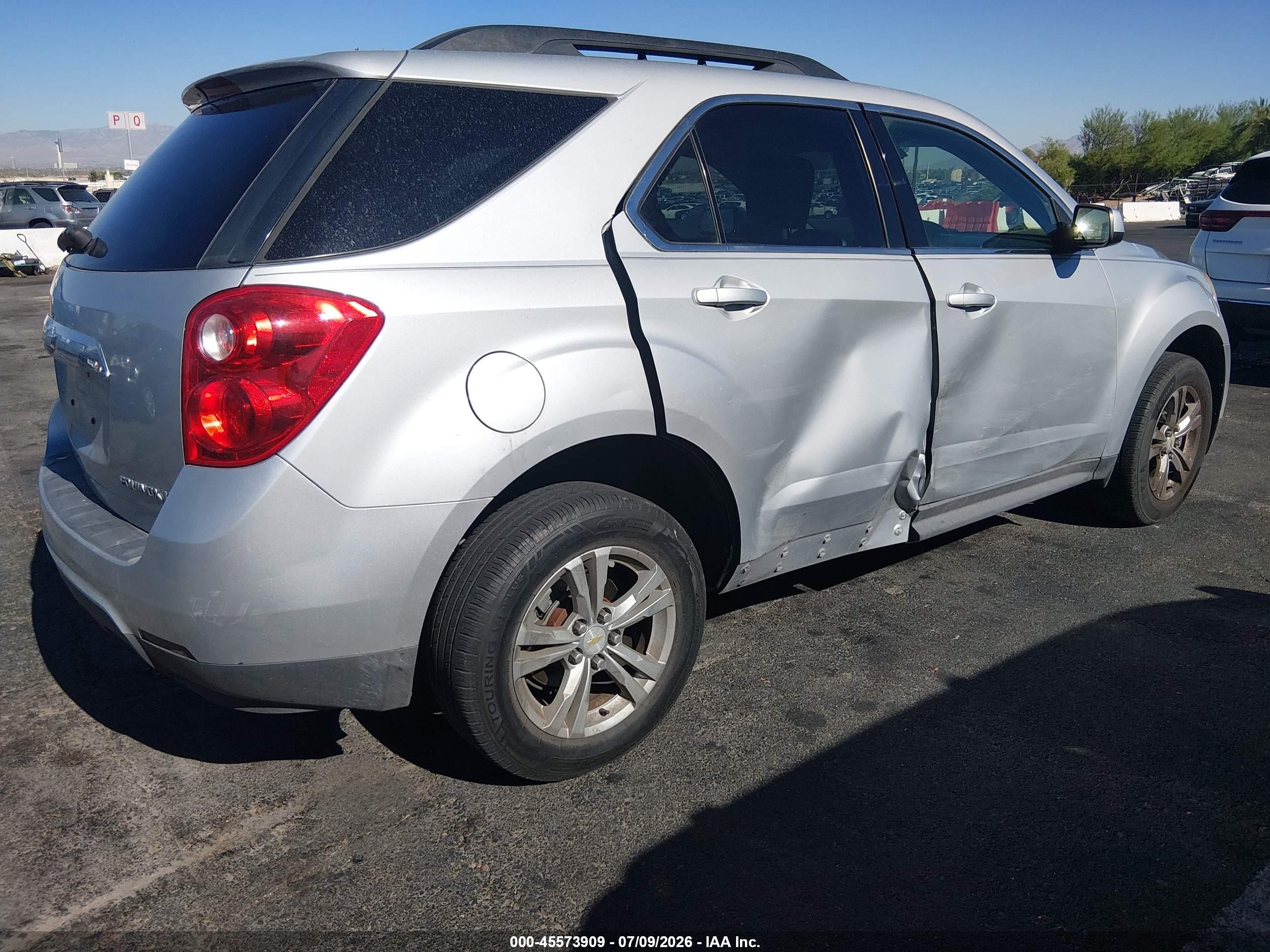 2011 Chevrolet Equinox Lt W/1lt Серебряный vin: 2CNFLEEC0B6229169
