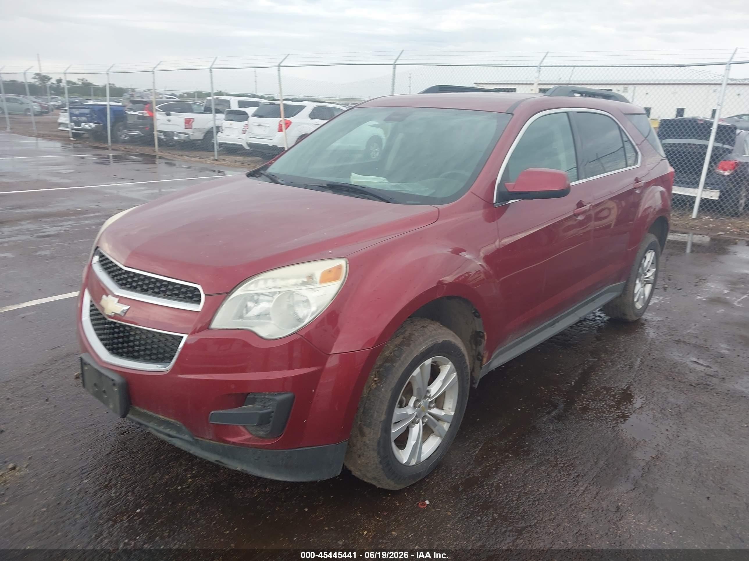 2011 Chevrolet Equinox Lt W/1lt Red vin: 2CNFLEEC0B6407209