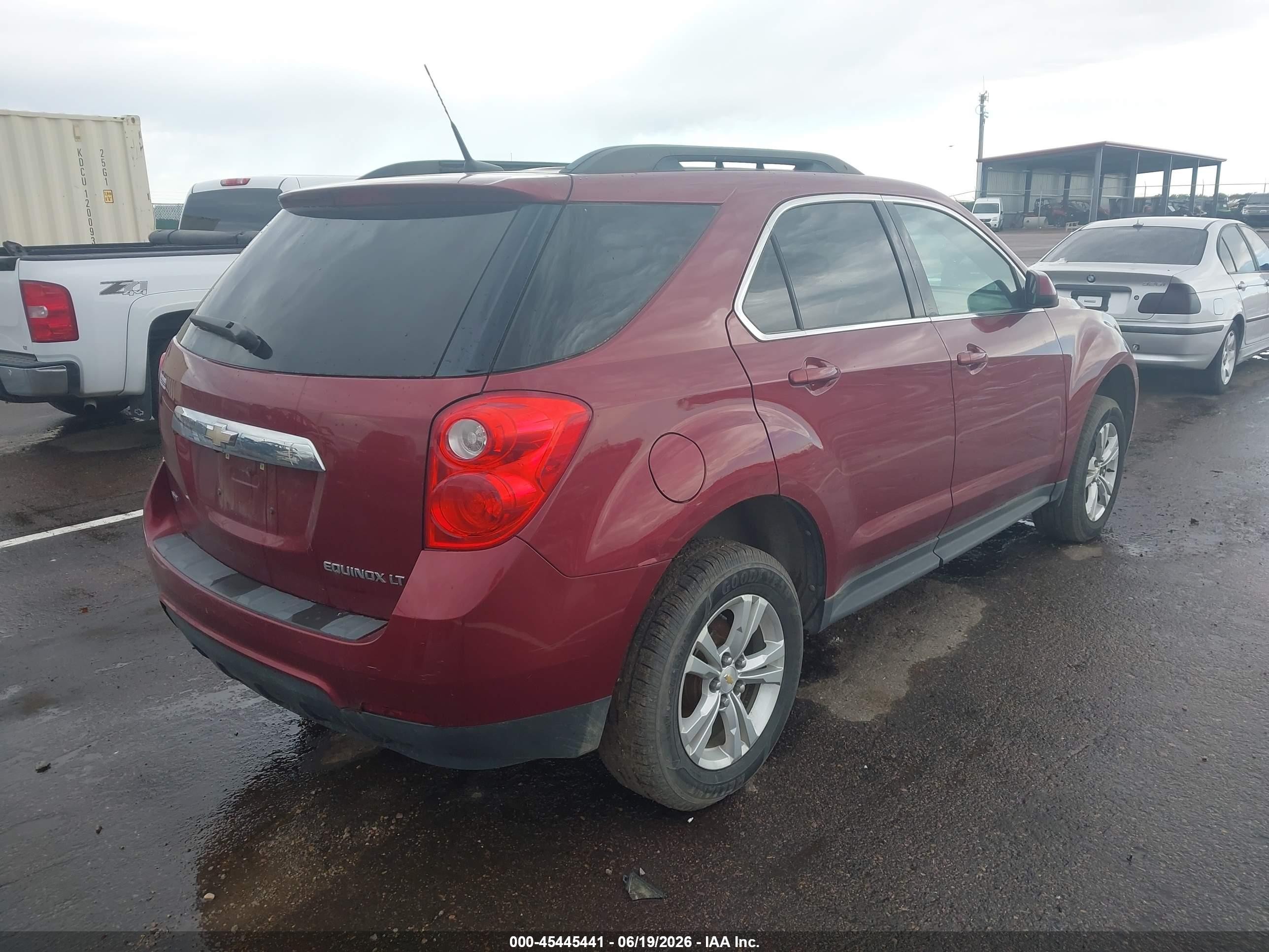 2011 Chevrolet Equinox Lt W/1lt Red vin: 2CNFLEEC0B6407209