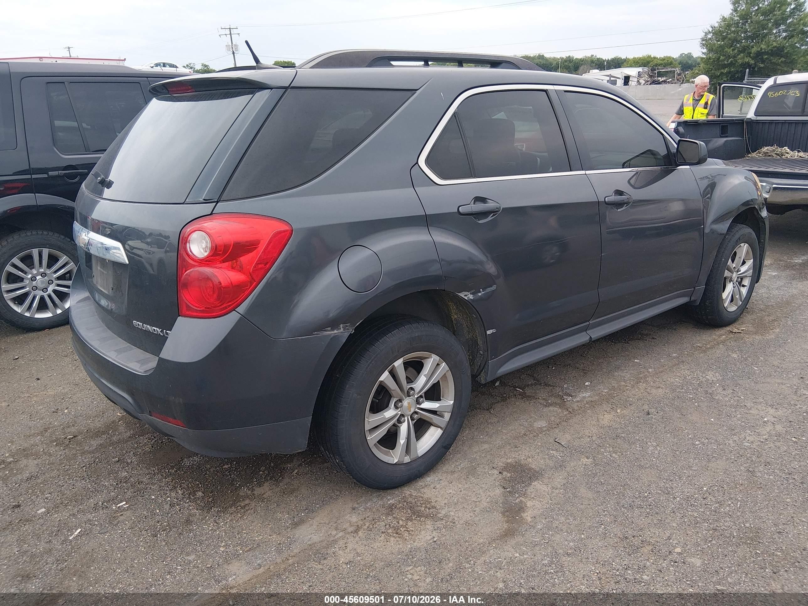 2011 Chevrolet Equinox Lt W/1lt Gray vin: 2CNFLEEC1B6213885