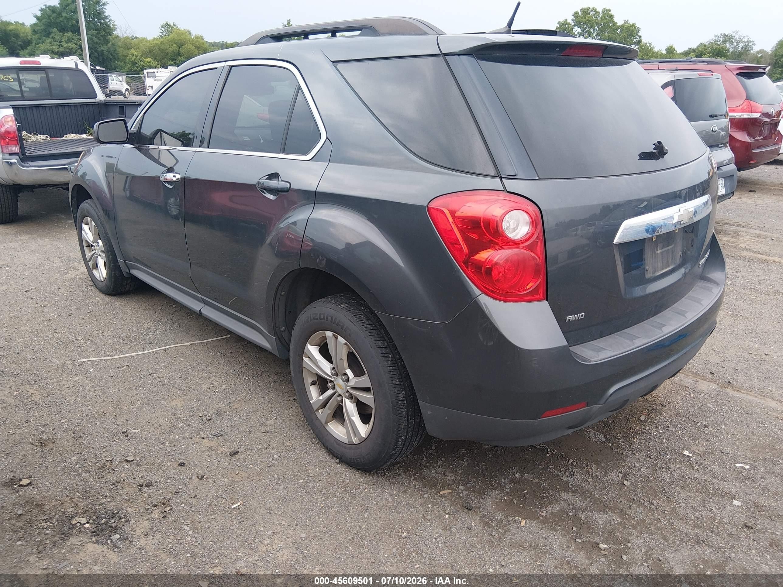 2011 Chevrolet Equinox Lt W/1lt Gray vin: 2CNFLEEC1B6213885