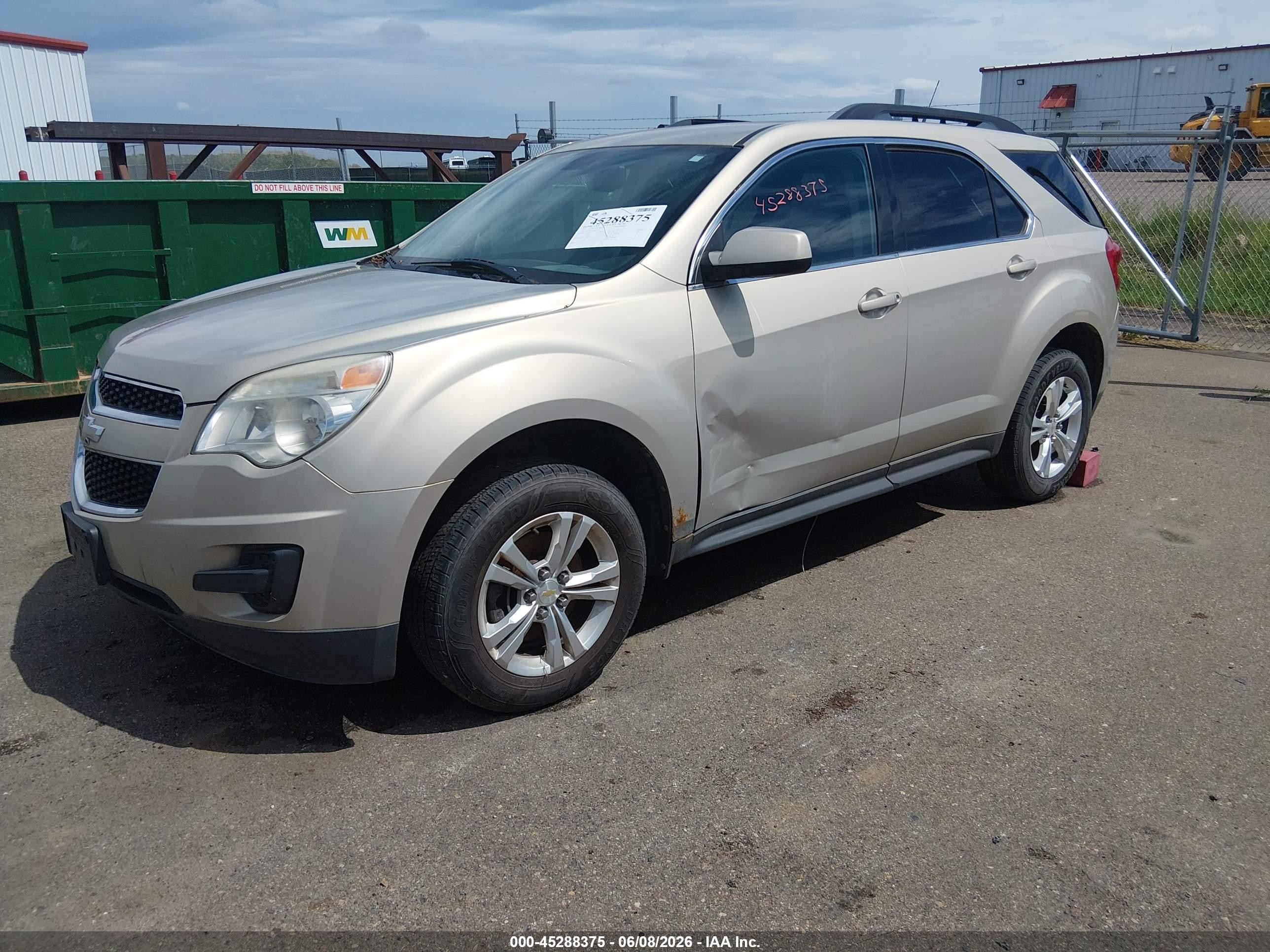 2011 Chevrolet Equinox 1lt Tan vin: 2CNFLEEC1B6259362