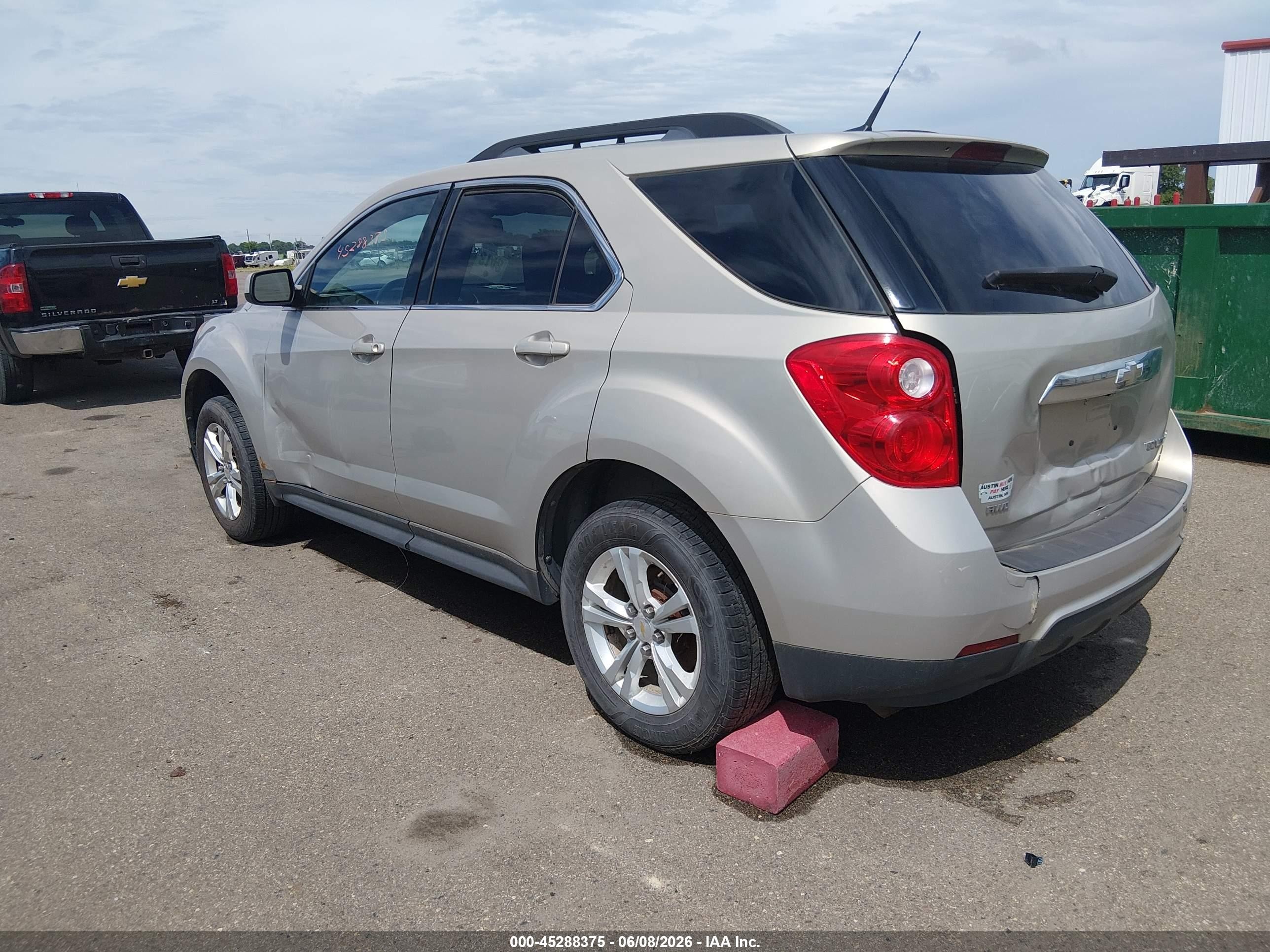 2011 Chevrolet Equinox 1lt Tan vin: 2CNFLEEC1B6259362
