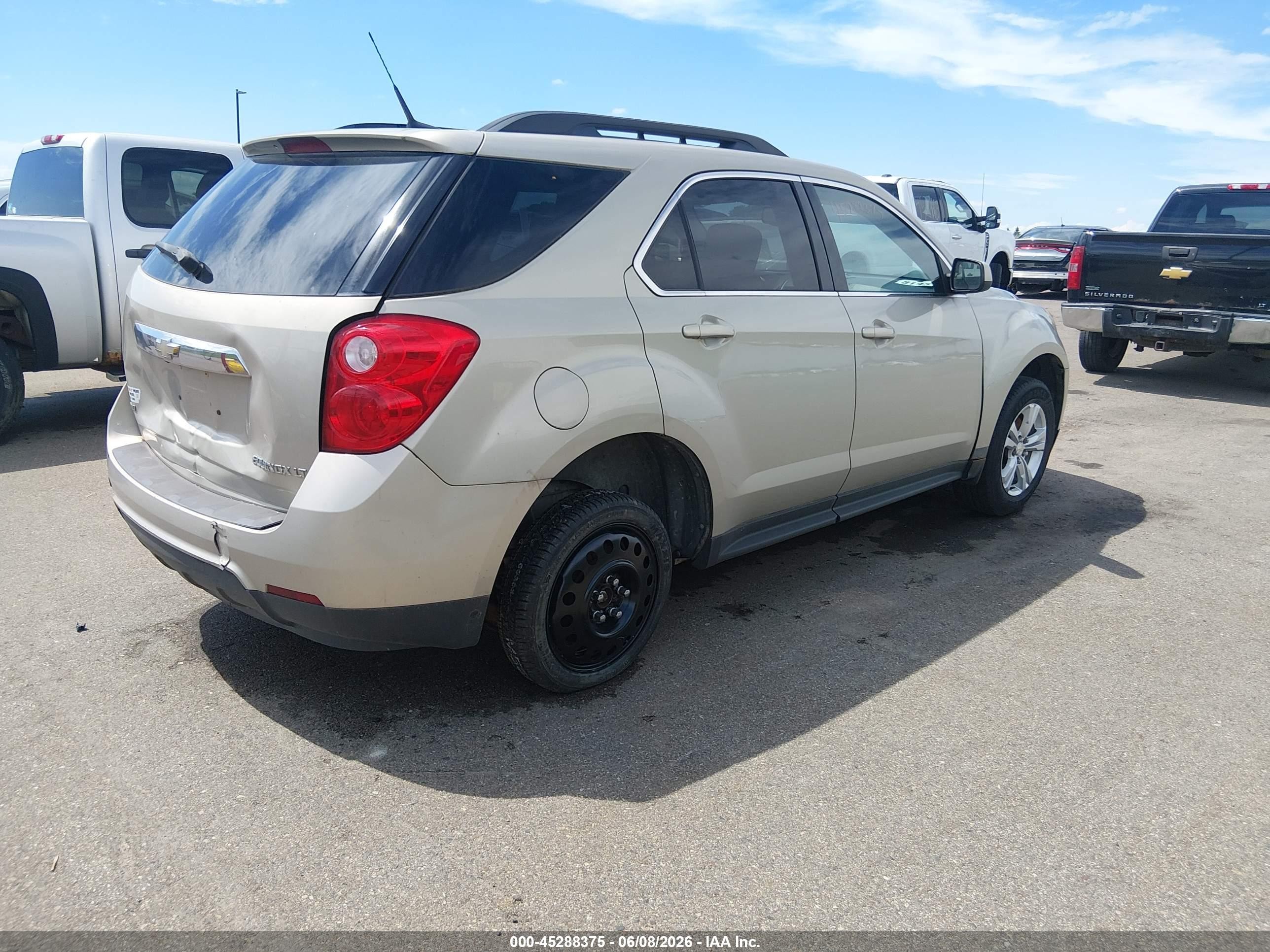 2011 Chevrolet Equinox 1lt Tan vin: 2CNFLEEC1B6259362