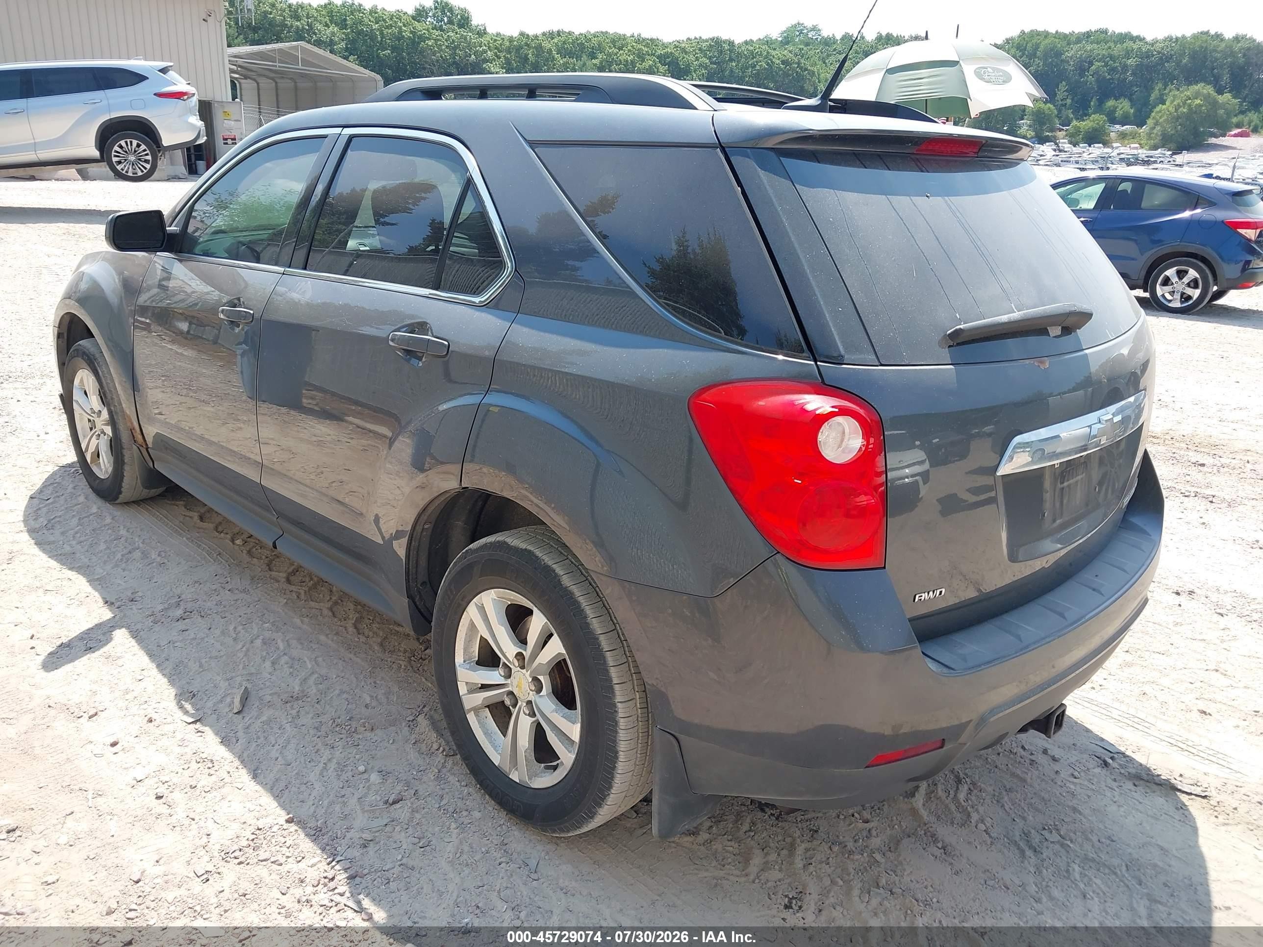 2011 Chevrolet Equinox Lt W/1lt Gray vin: 2CNFLEEC1B6316868