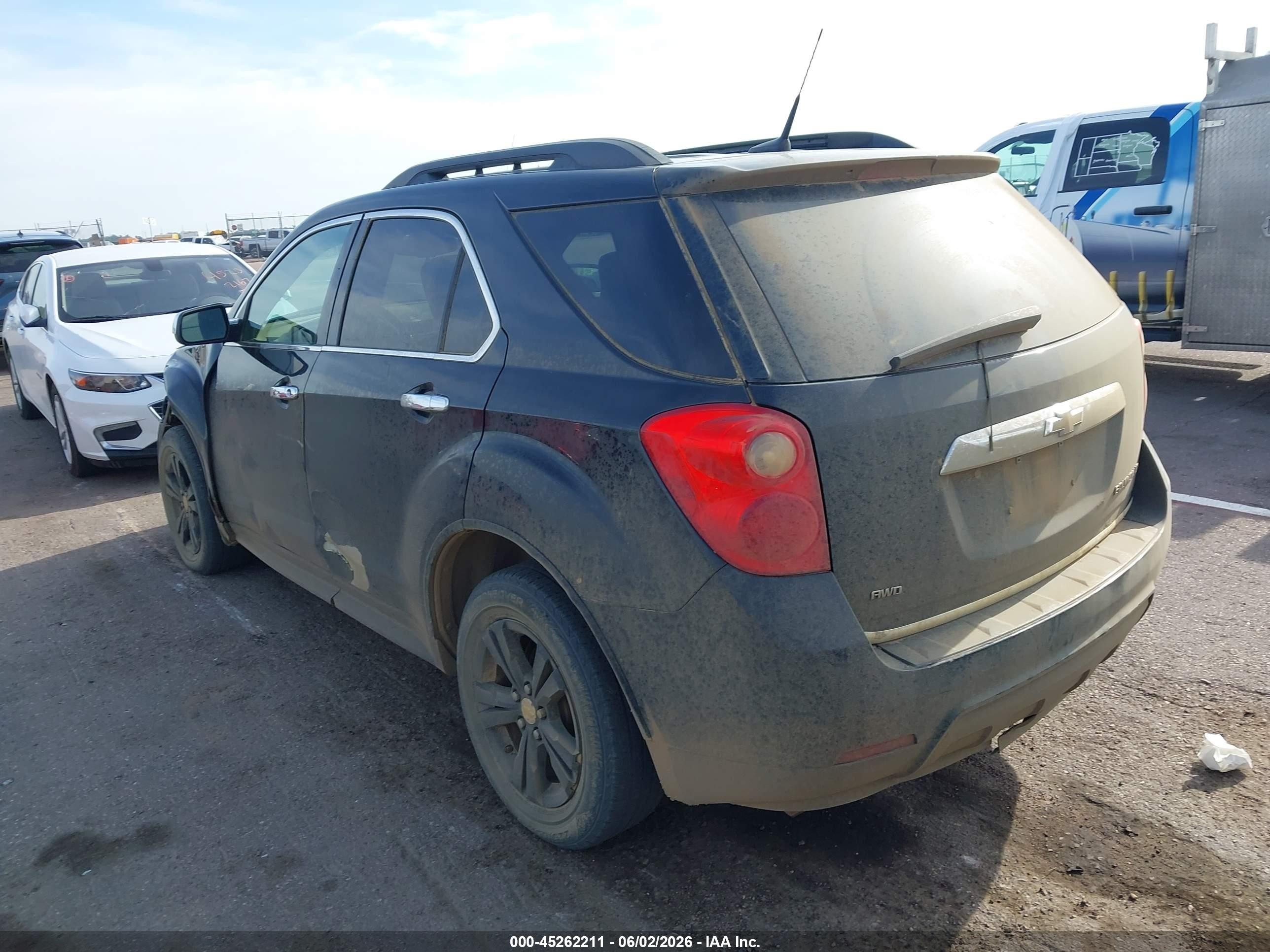 2011 Chevrolet Equinox 1lt Black vin: 2CNFLEEC2B6215855