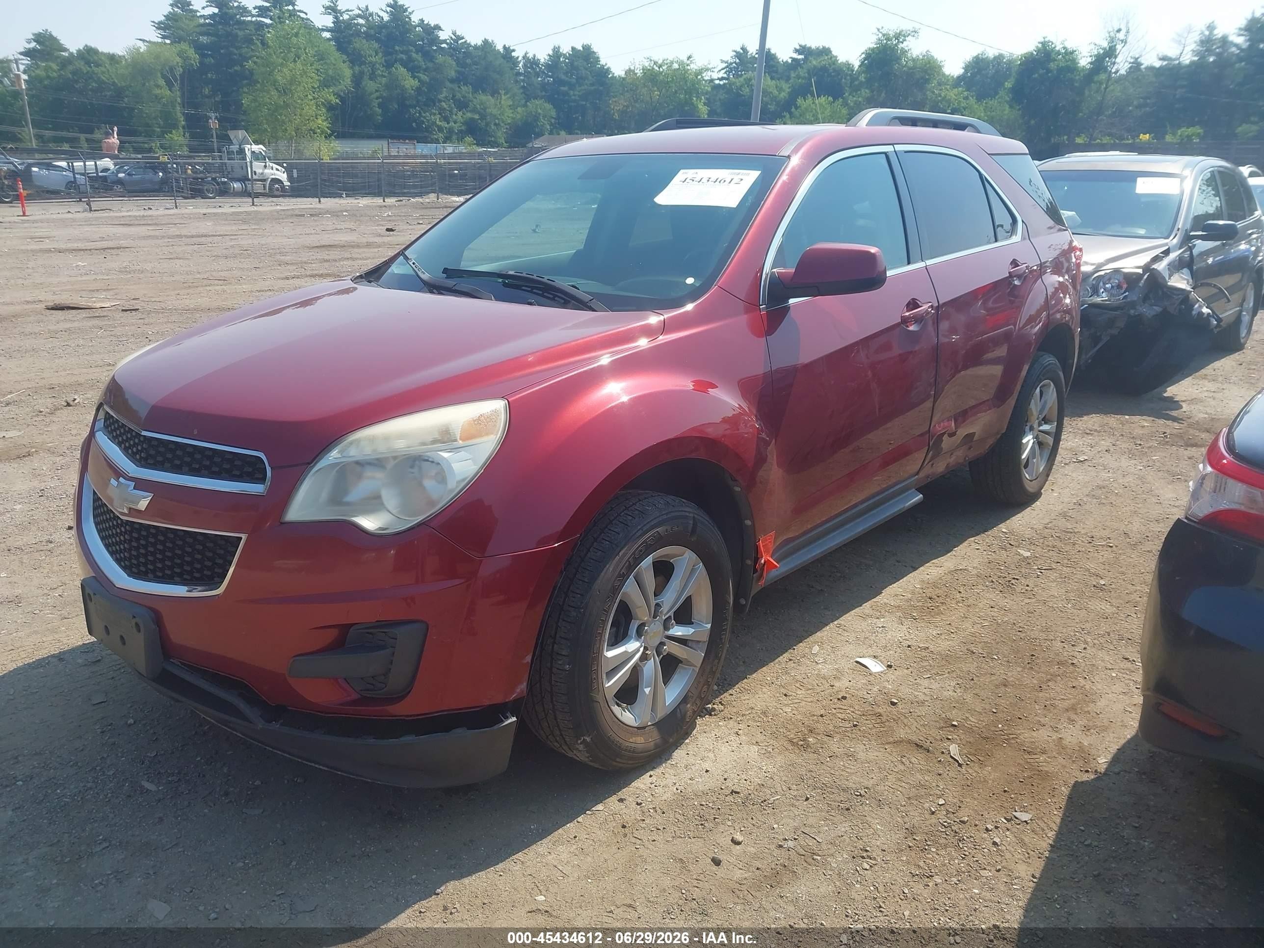 2011 Chevrolet Equinox Lt W/1lt Red vin: 2CNFLEEC2B6236026