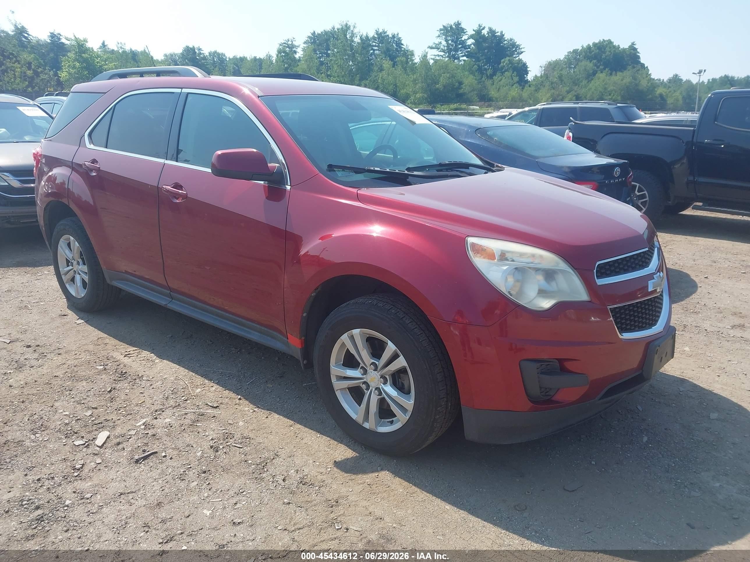2011 Chevrolet Equinox Lt W/1lt Red vin: 2CNFLEEC2B6236026