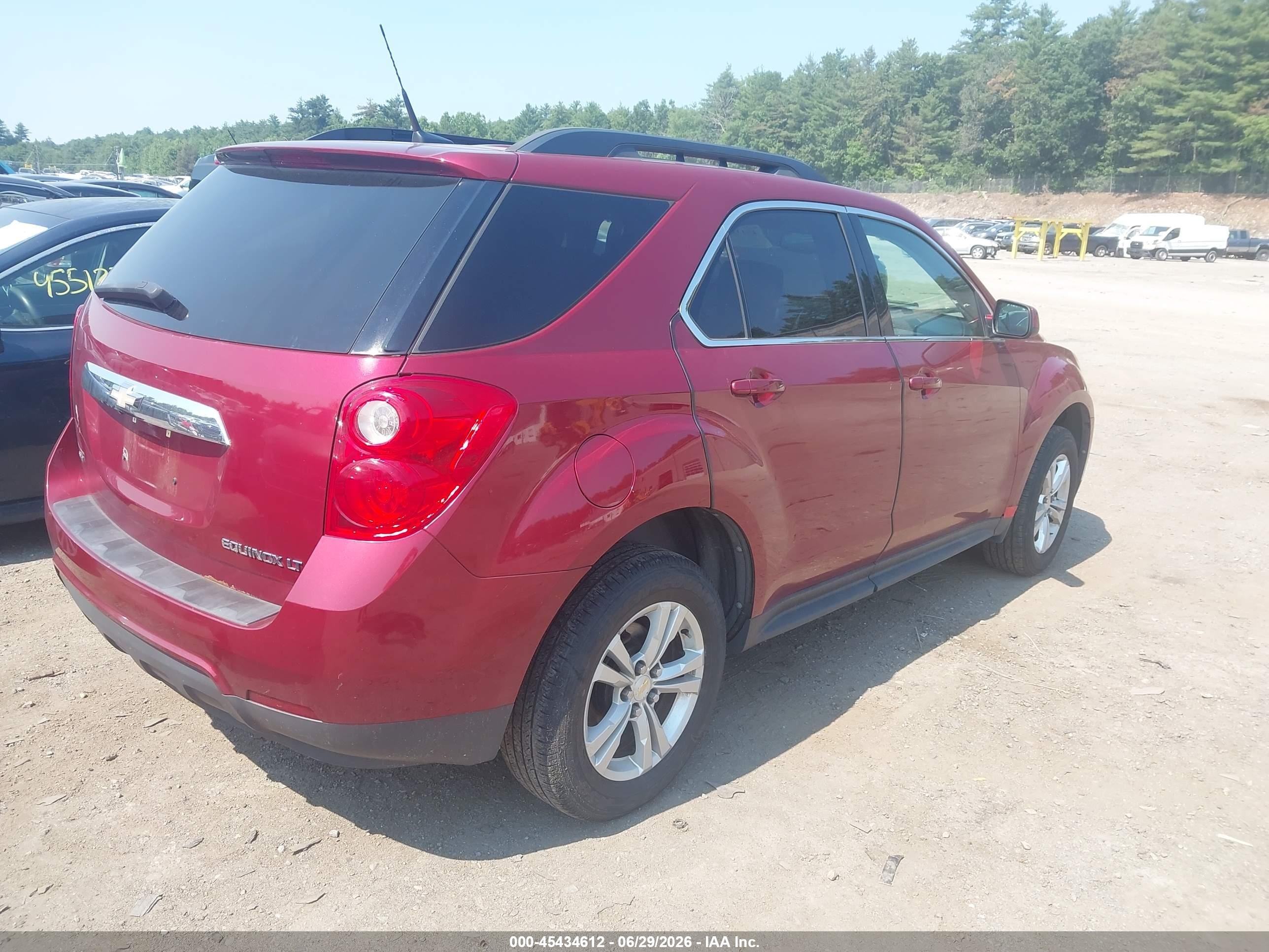 2011 Chevrolet Equinox Lt W/1lt Red vin: 2CNFLEEC2B6236026