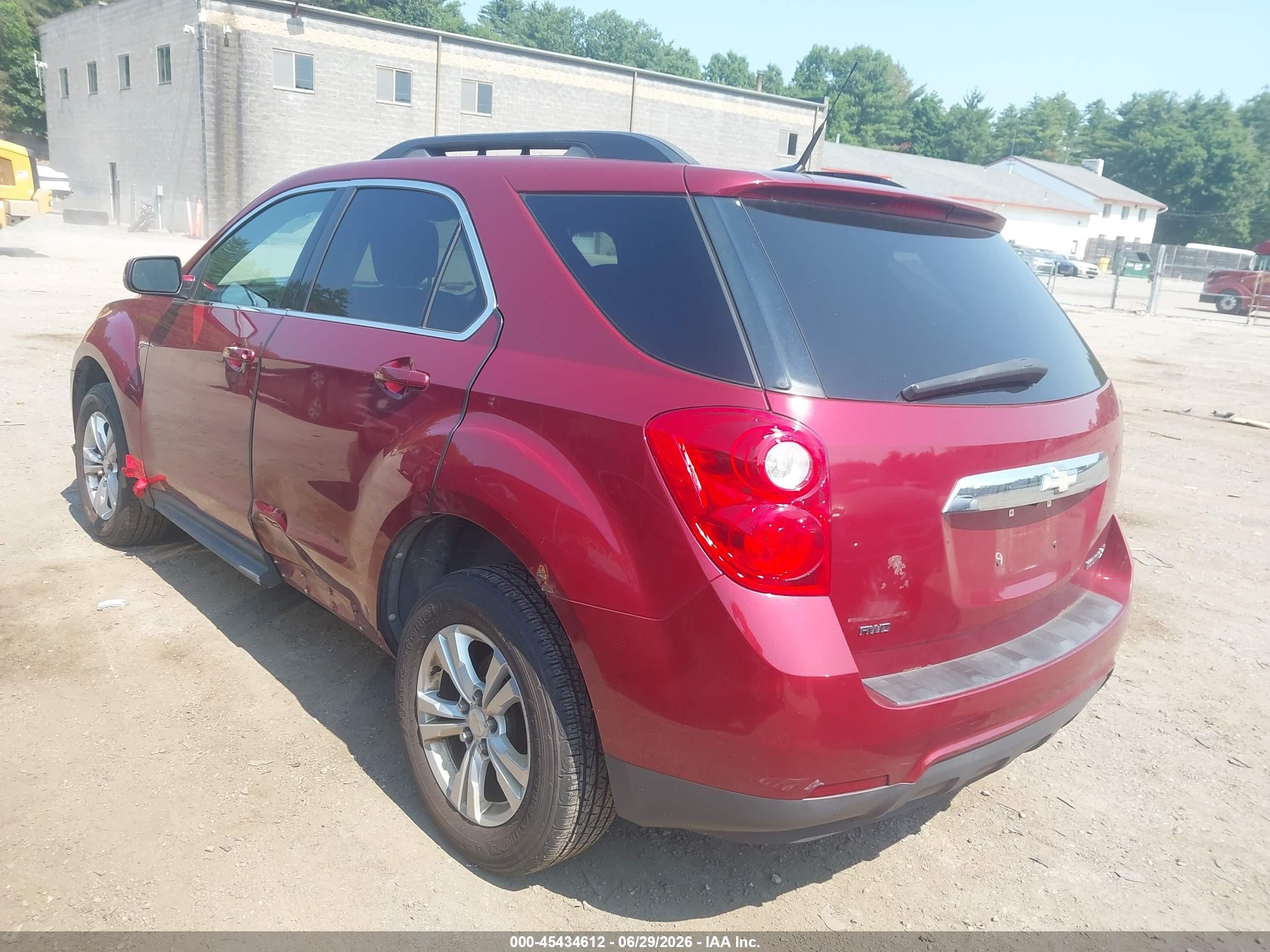 2011 Chevrolet Equinox Lt W/1lt Red vin: 2CNFLEEC2B6236026