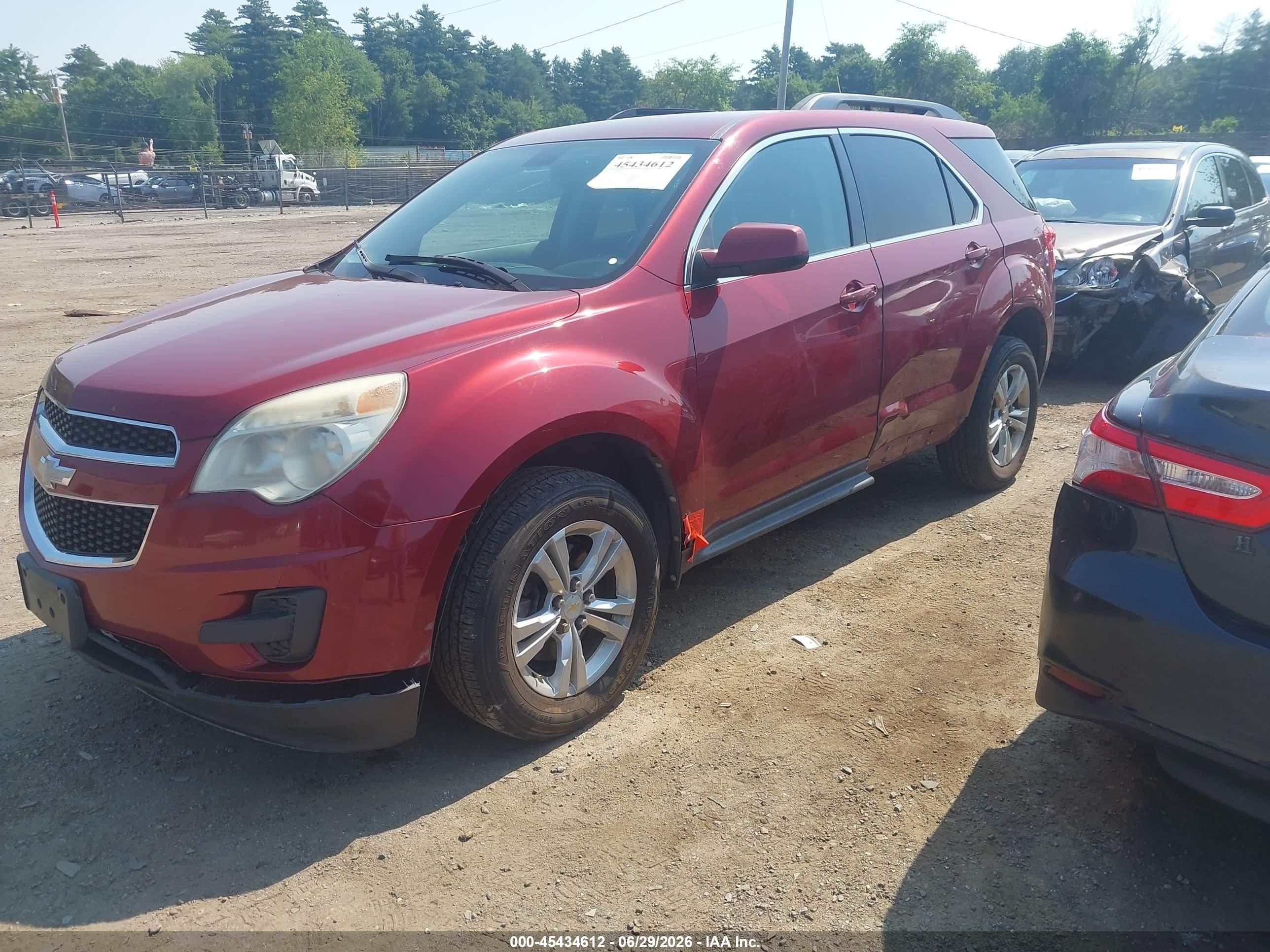 2011 Chevrolet Equinox Lt W/1lt Red vin: 2CNFLEEC2B6236026