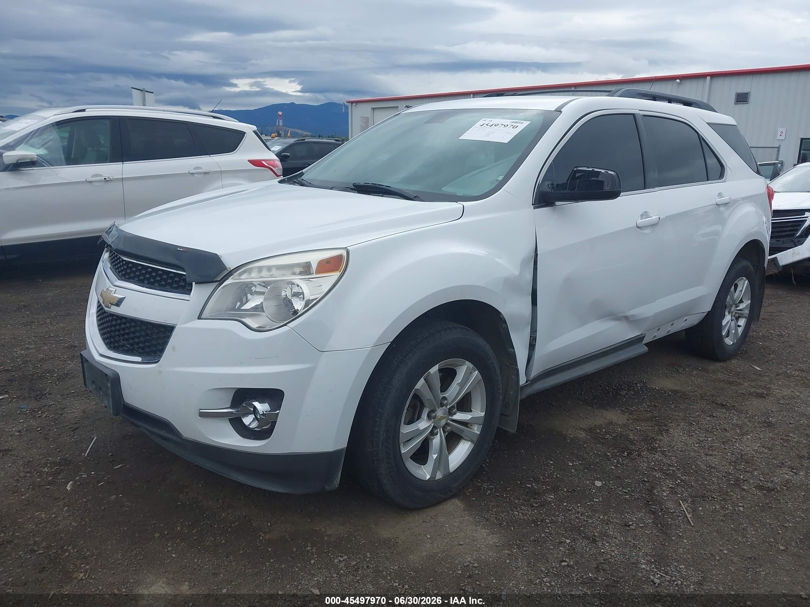 2011 Chevrolet Equinox Lt W/1lt White vin: 2CNFLEEC2B6261086