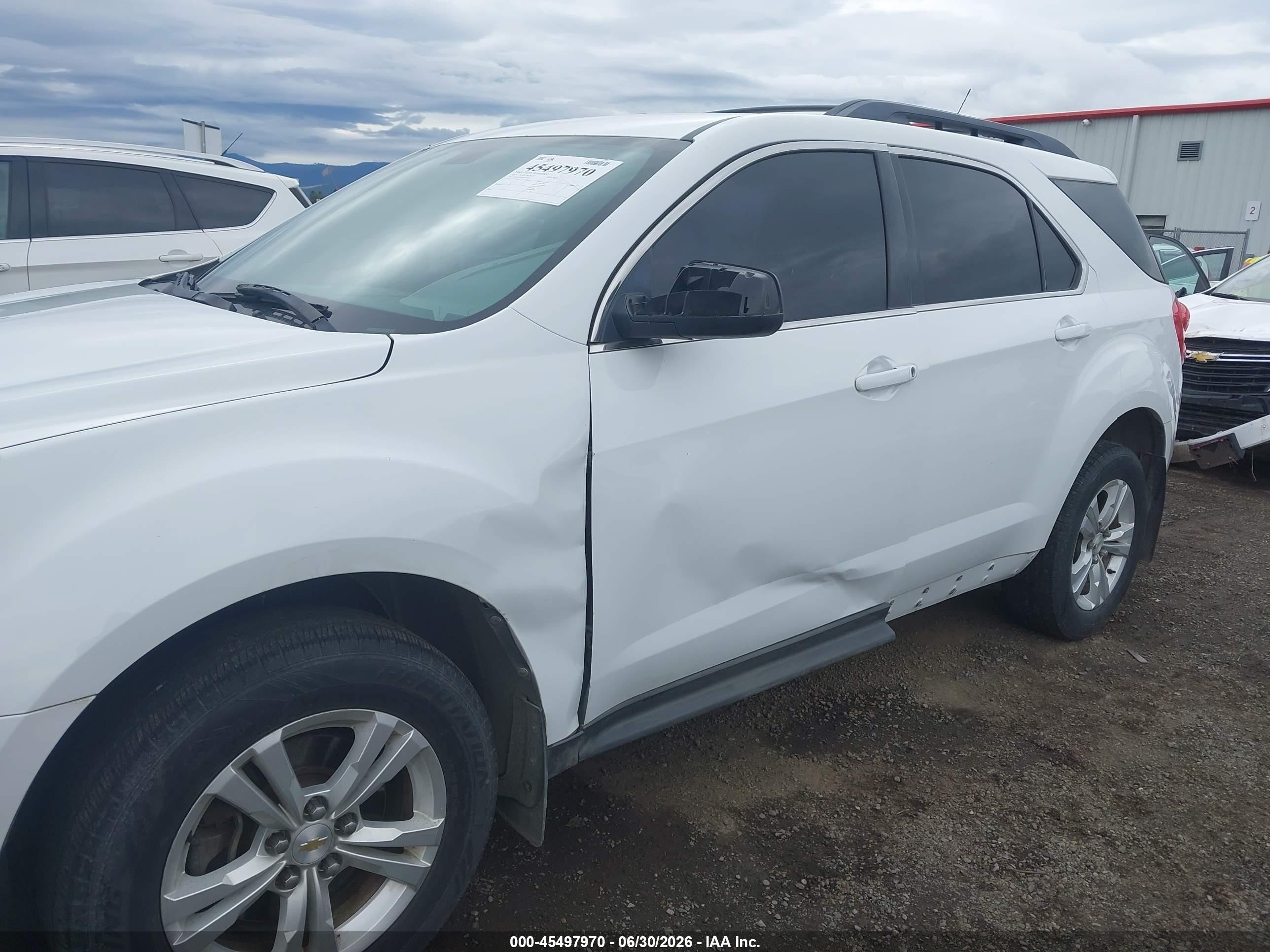 2011 Chevrolet Equinox Lt W/1lt White vin: 2CNFLEEC2B6261086