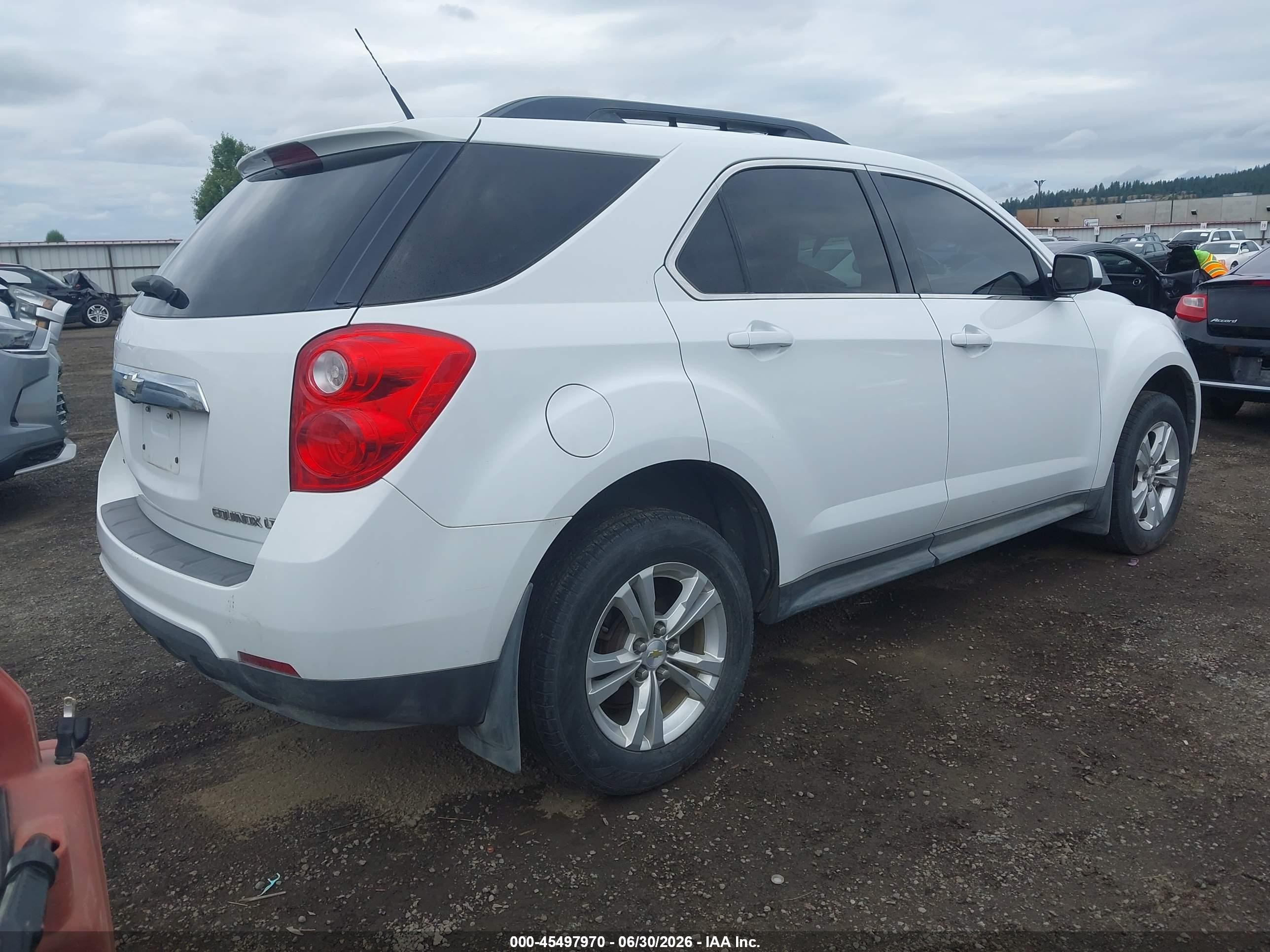 2011 Chevrolet Equinox Lt W/1lt White vin: 2CNFLEEC2B6261086