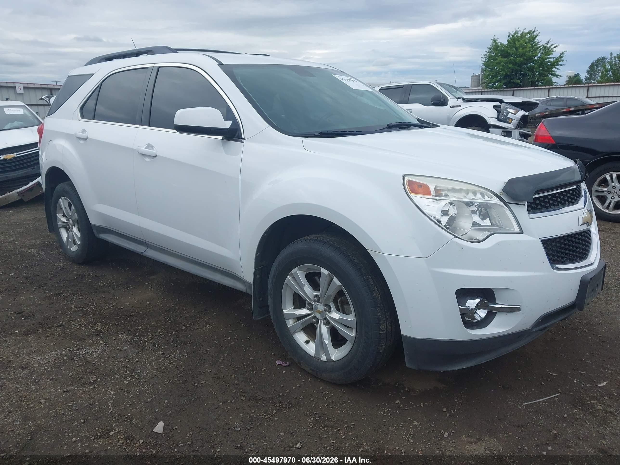 2011 Chevrolet Equinox Lt W/1lt White vin: 2CNFLEEC2B6261086