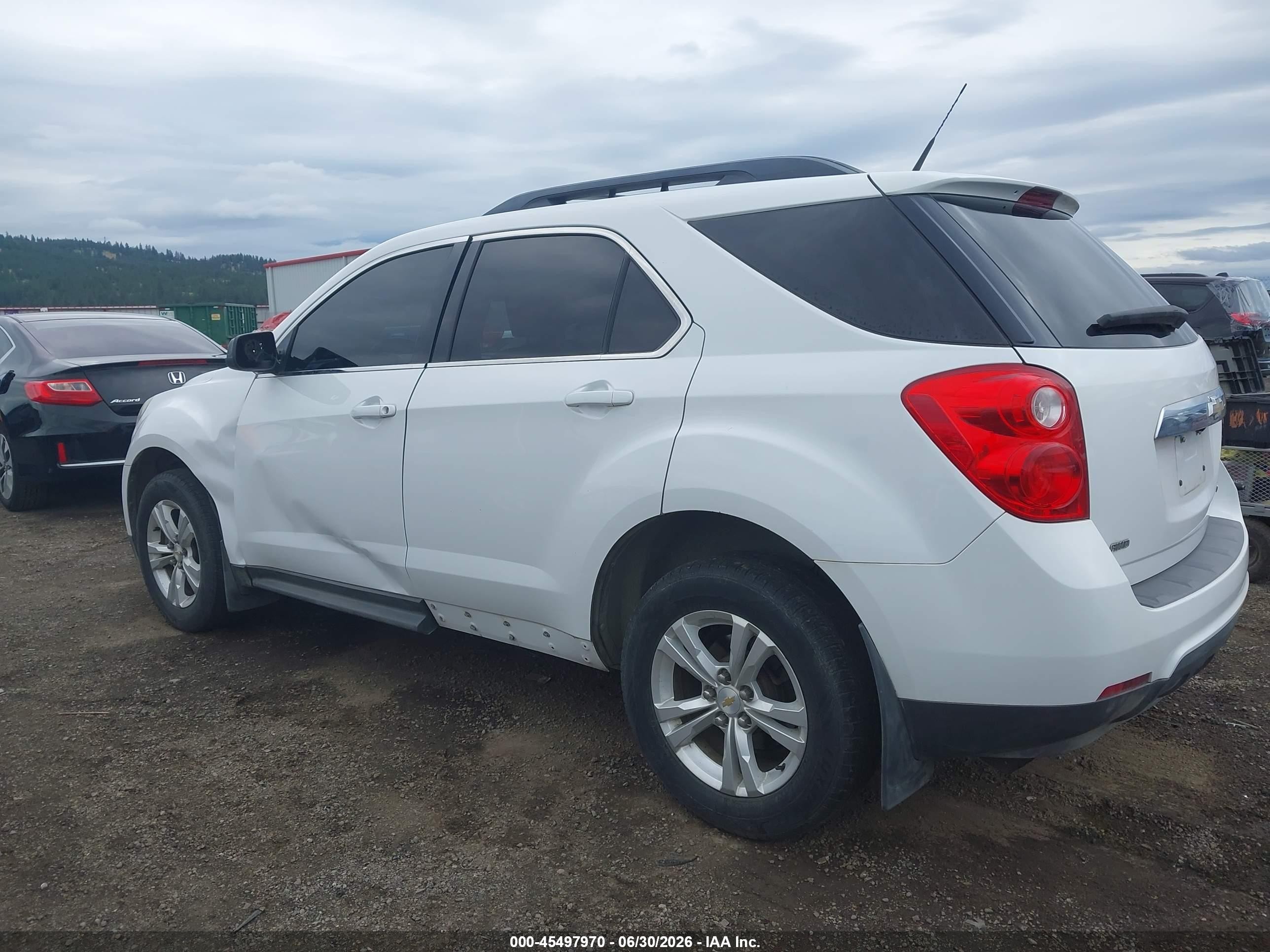 2011 Chevrolet Equinox Lt W/1lt White vin: 2CNFLEEC2B6261086