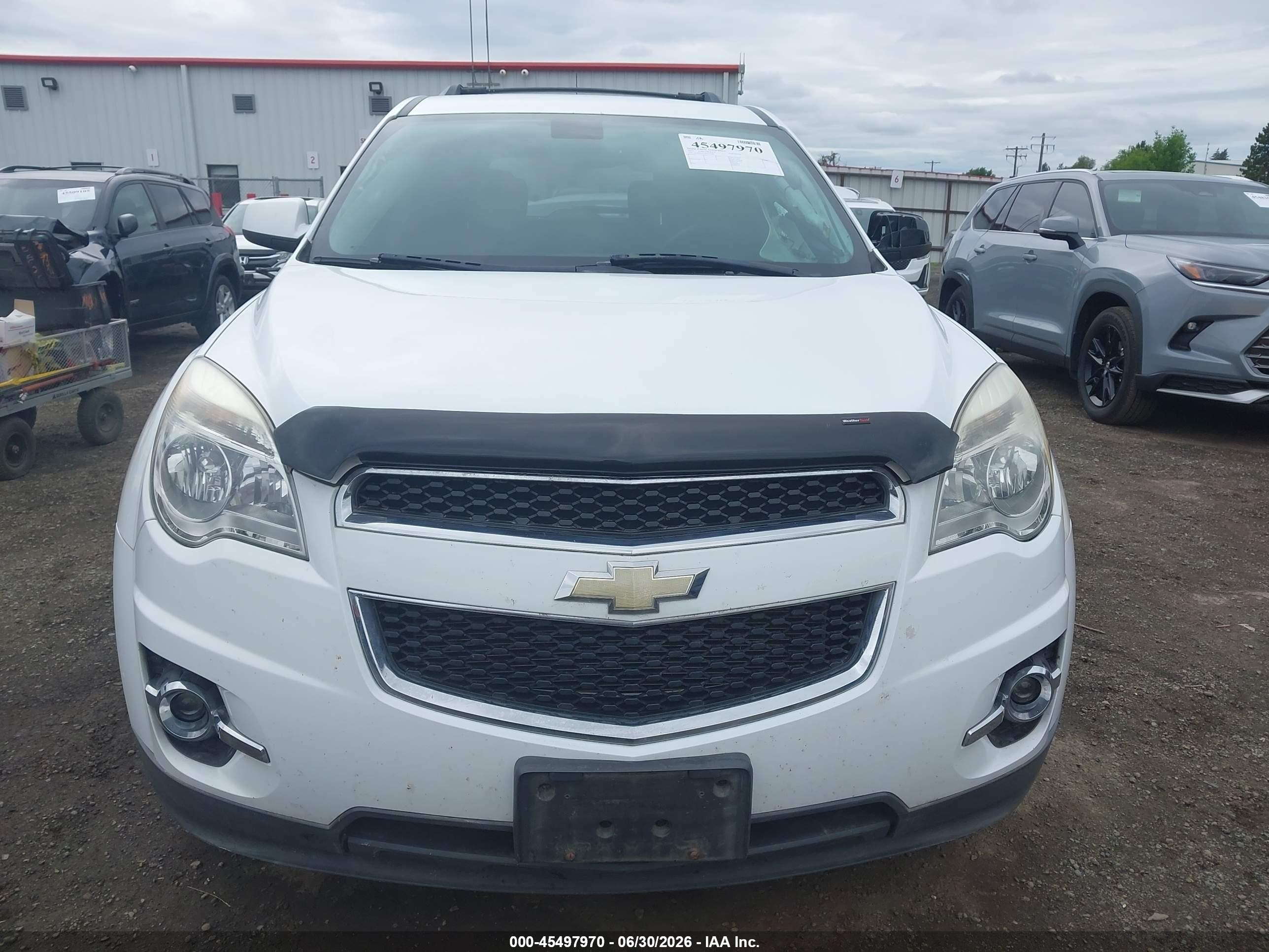2011 Chevrolet Equinox Lt W/1lt White vin: 2CNFLEEC2B6261086