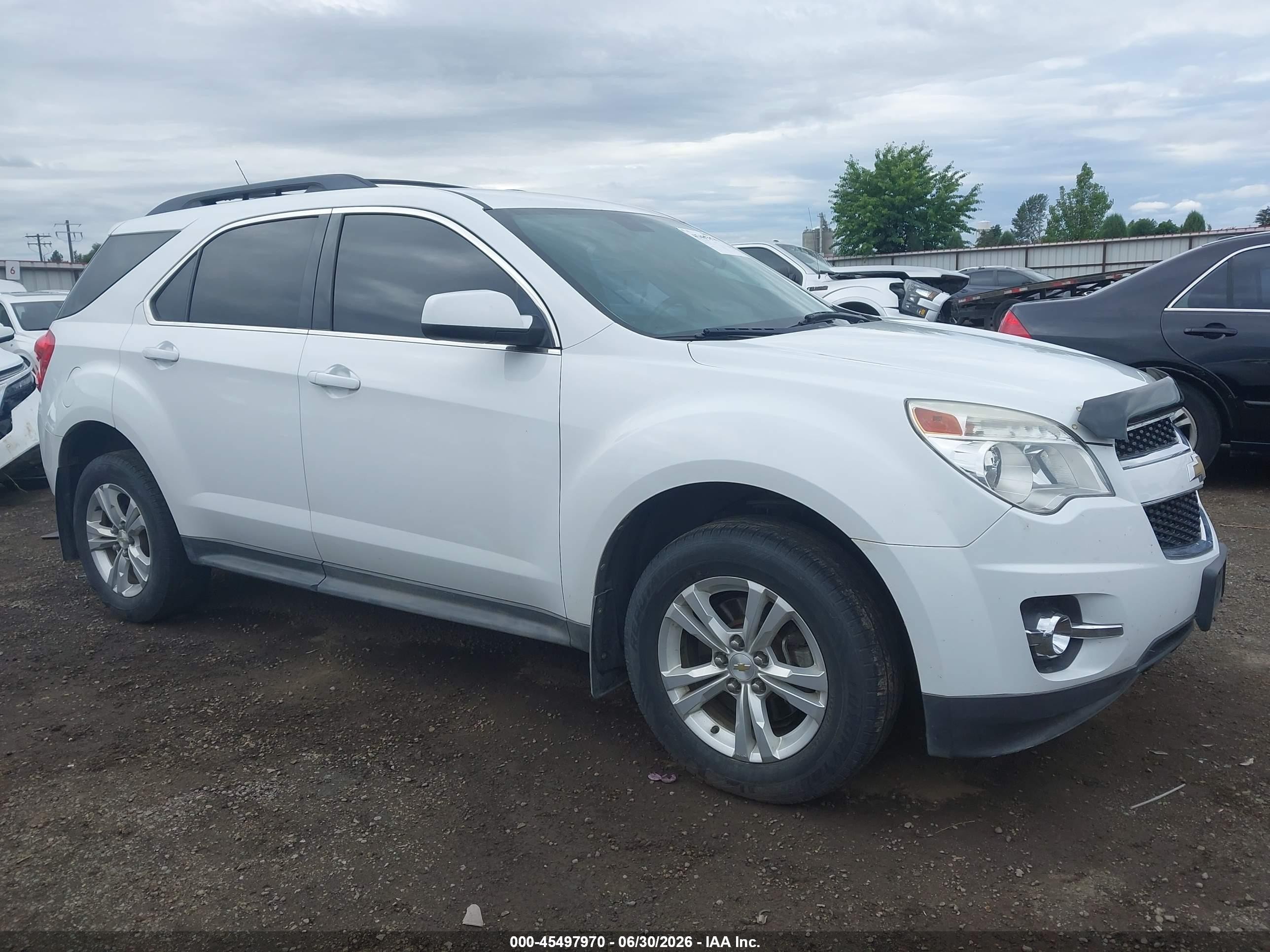 2011 Chevrolet Equinox Lt W/1lt White vin: 2CNFLEEC2B6261086