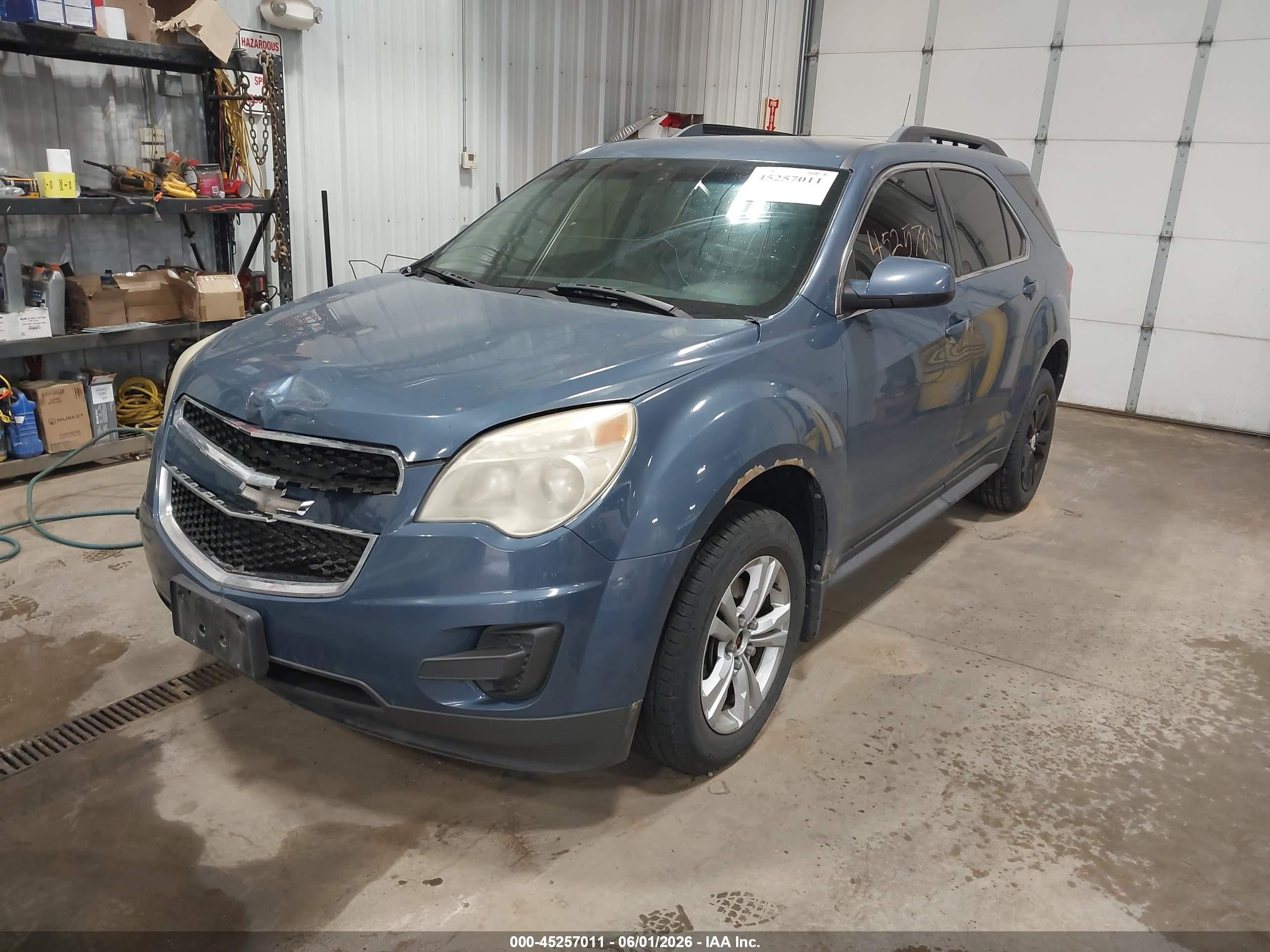2011 Chevrolet Equinox 1lt Light Blue vin: 2CNFLEEC2B6355792