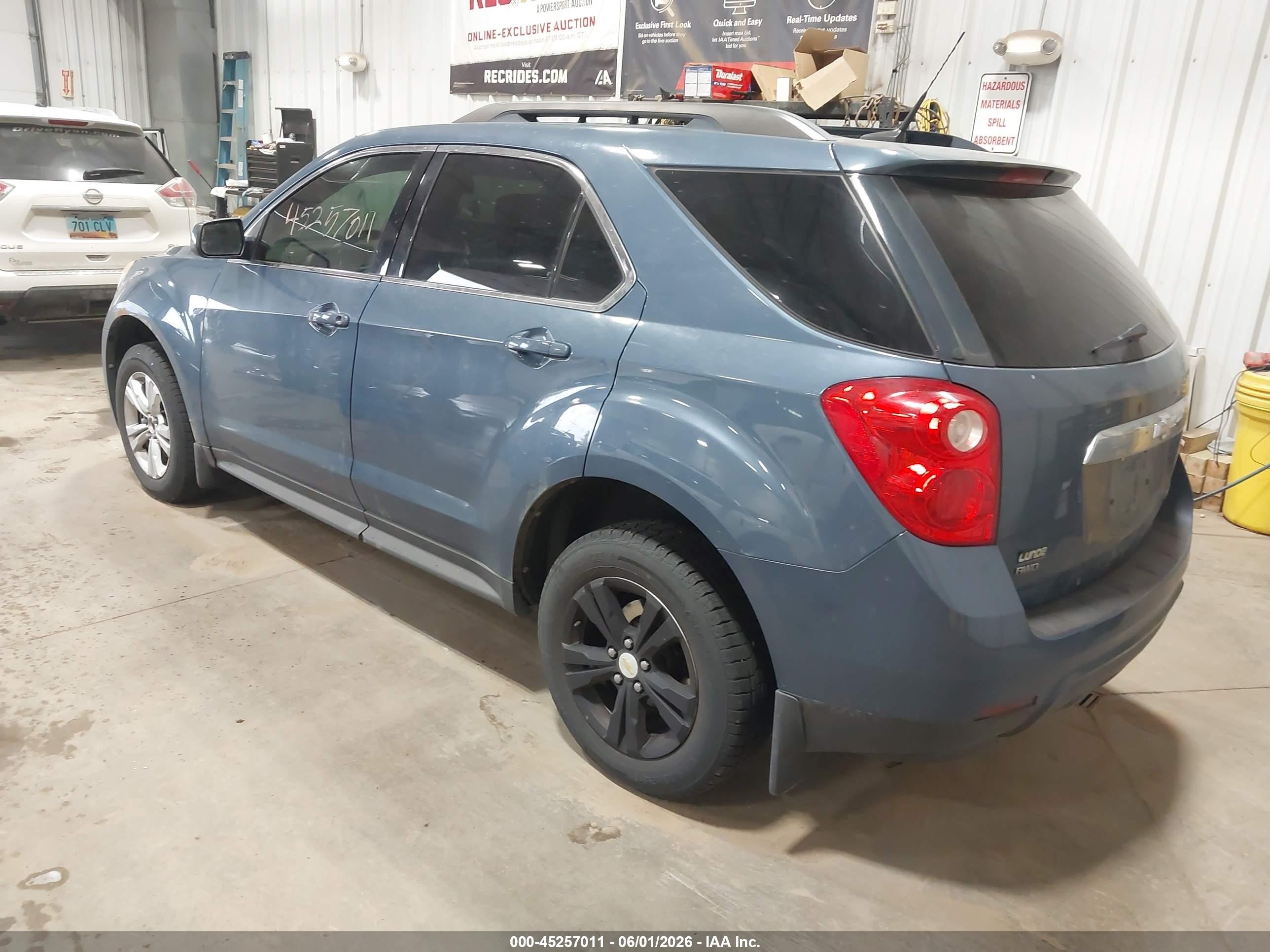 2011 Chevrolet Equinox 1lt Light Blue vin: 2CNFLEEC2B6355792