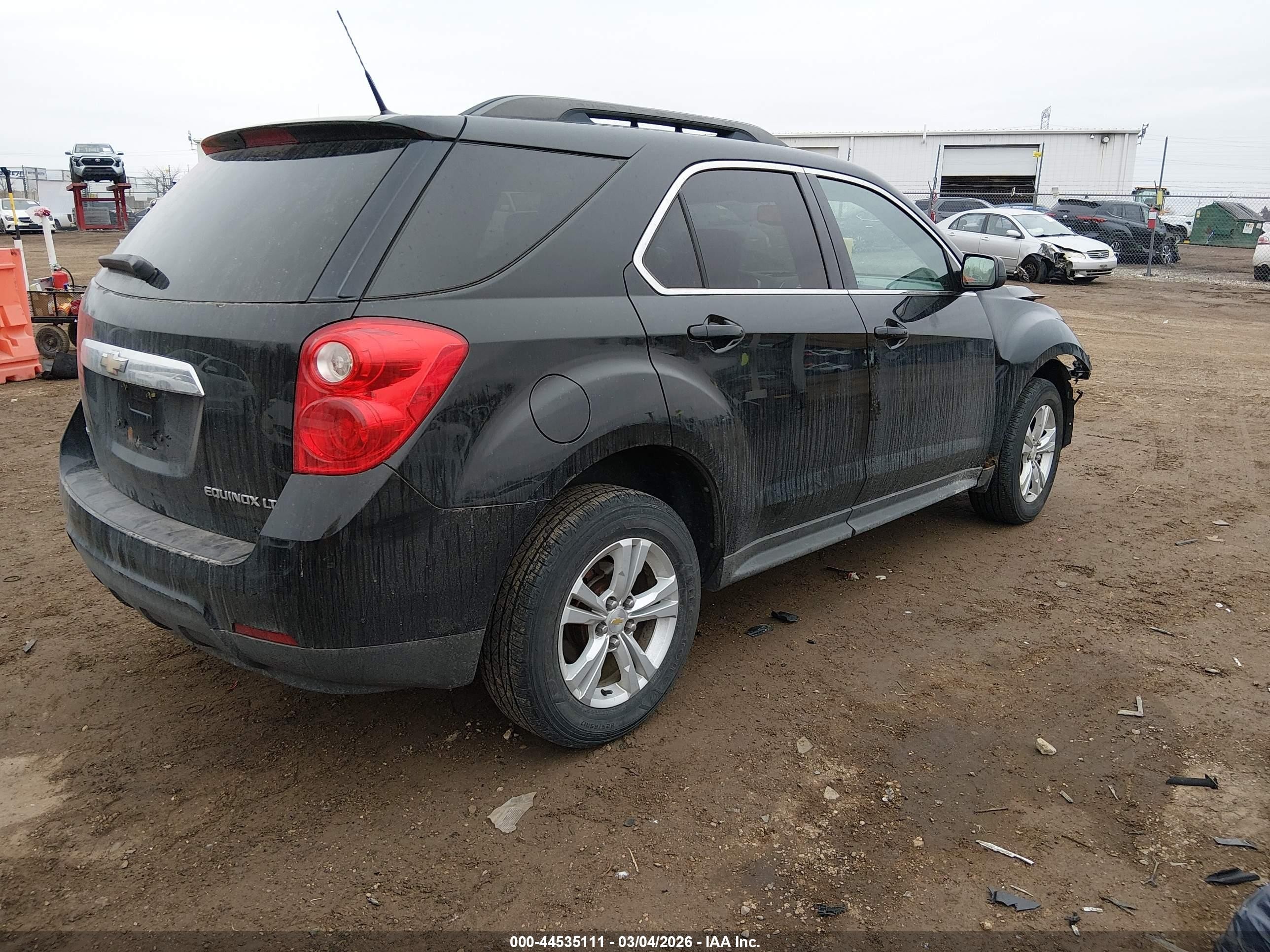 2011 Chevrolet Equinox 1lt Черный vin: 2CNFLEEC2B6393698