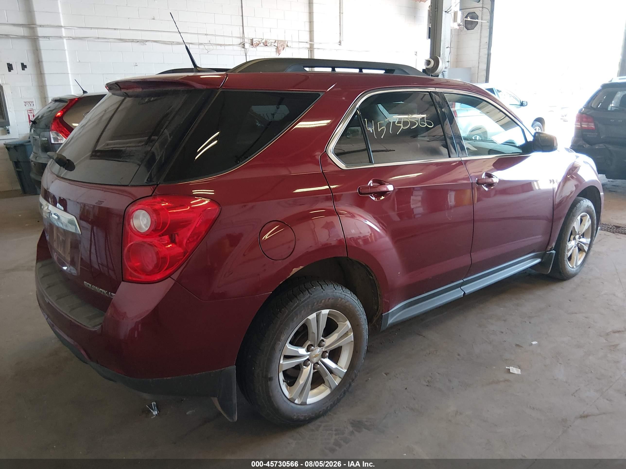 2011 Chevrolet Equinox Lt W/1lt Burgundy vin: 2CNFLEEC4B6315357