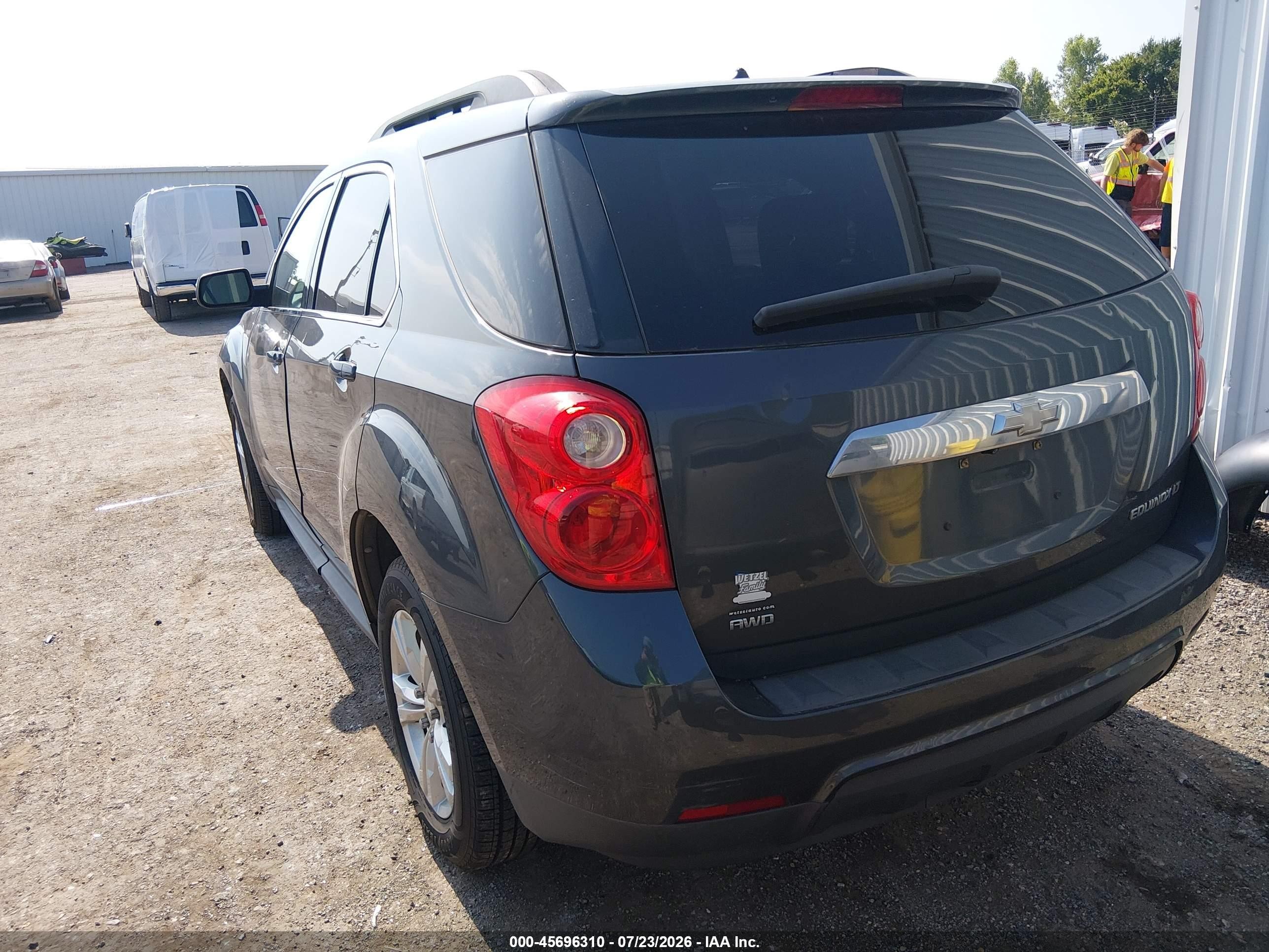 2011 Chevrolet Equinox Lt W/1lt Gray vin: 2CNFLEEC5B6207667