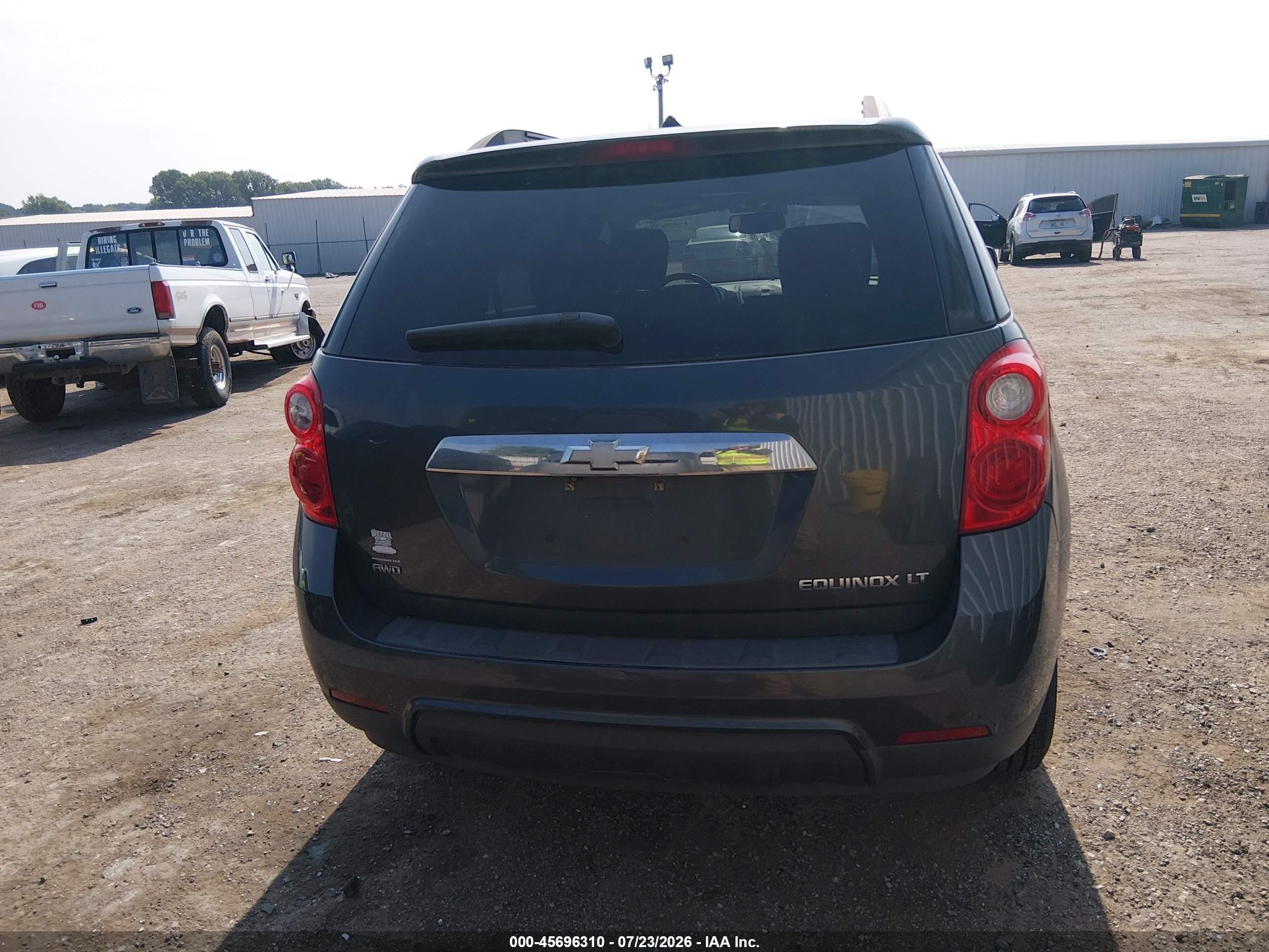 2011 Chevrolet Equinox Lt W/1lt Gray vin: 2CNFLEEC5B6207667