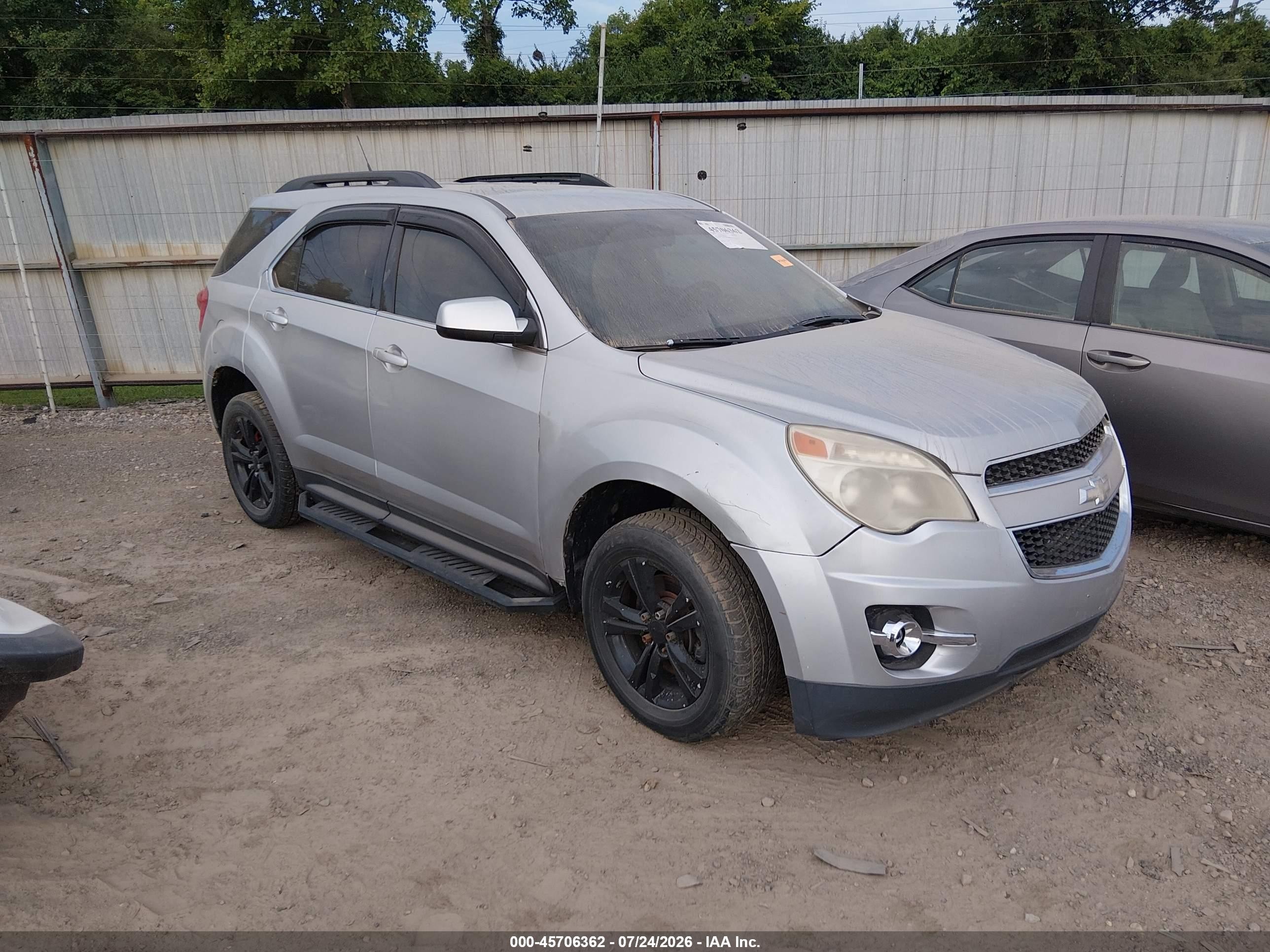 2011 Chevrolet Equinox Lt W/1lt Silver vin: 2CNFLEEC6B6326912