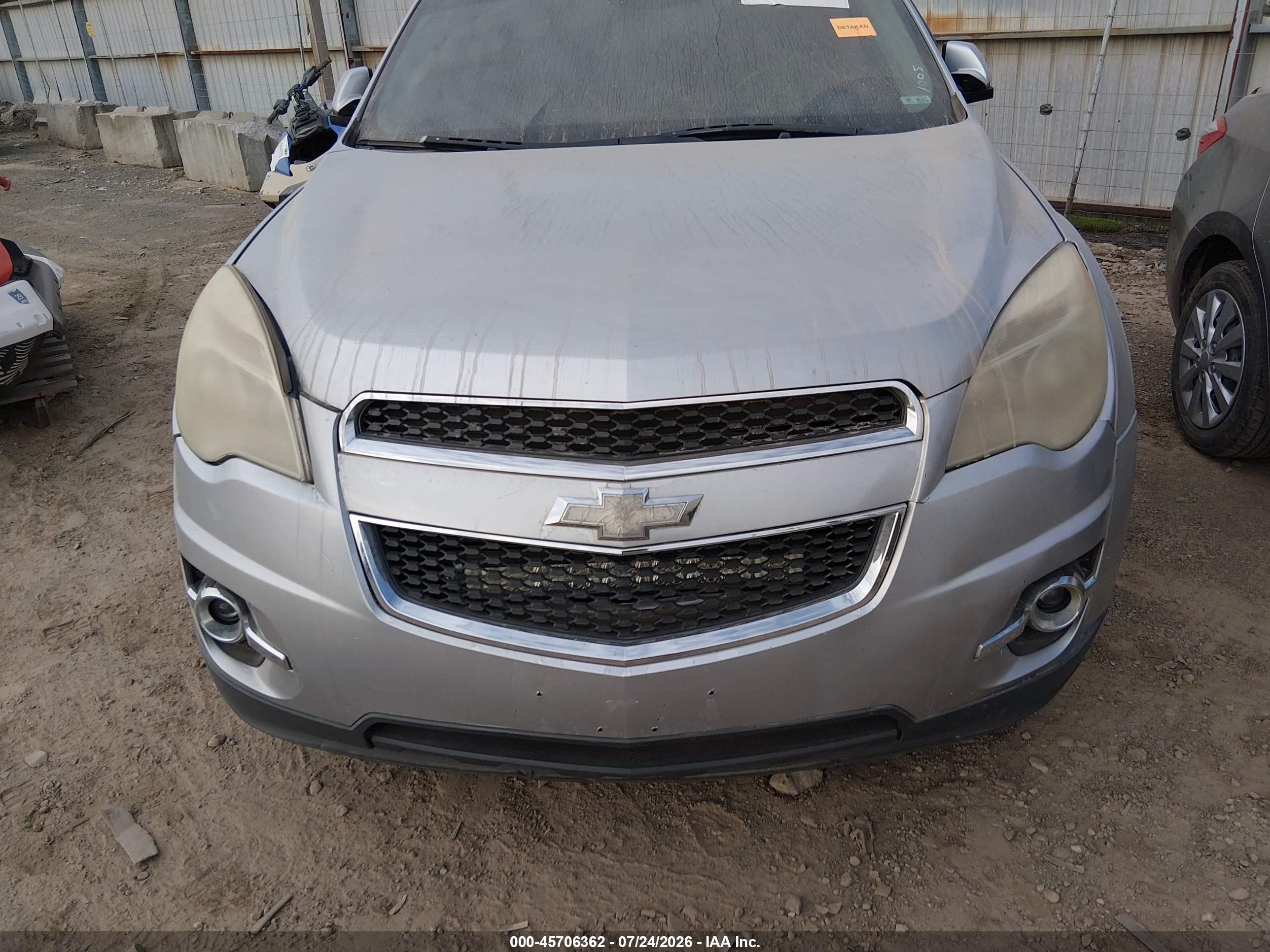 2011 Chevrolet Equinox Lt W/1lt Silver vin: 2CNFLEEC6B6326912